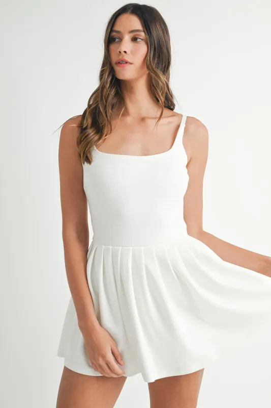 CHANA SCUBA BACK CUT OUT ROMPER made by MABLE