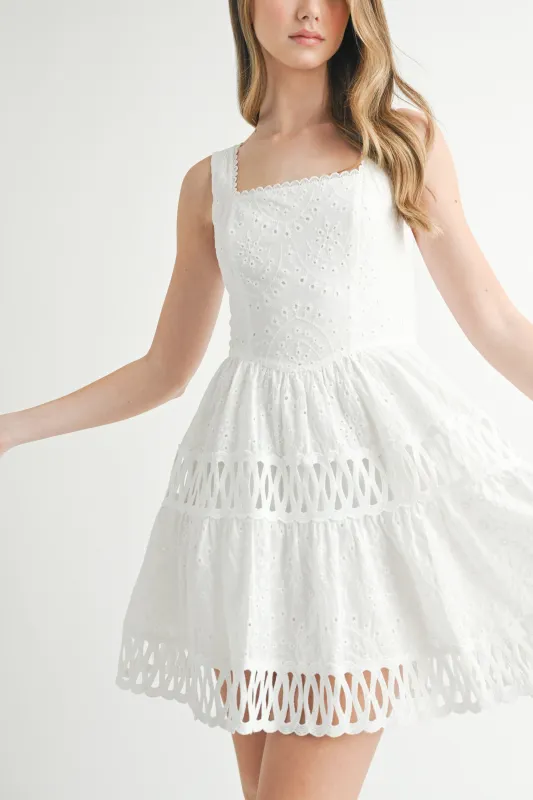 BROADMOOR FLARED DRESS made by MABLE