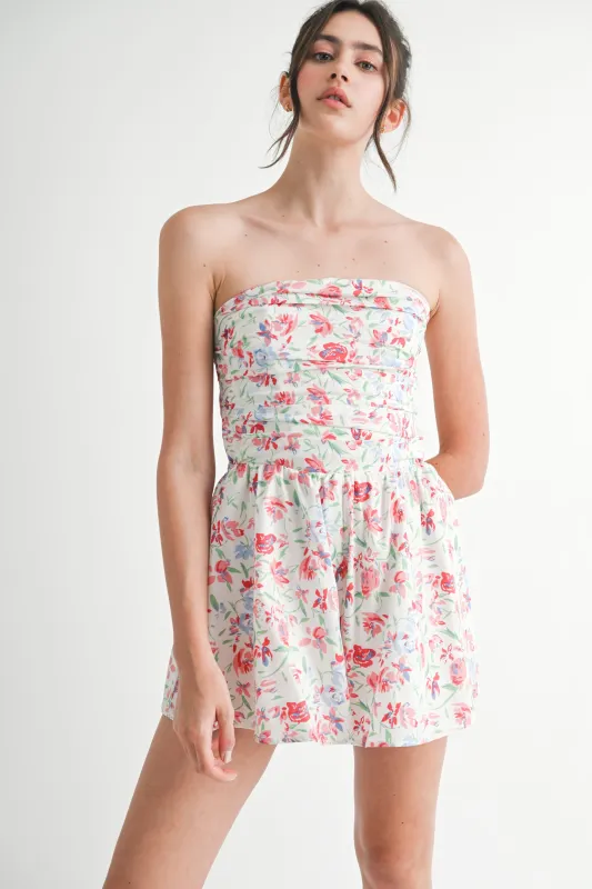 BRIGHTON TUBE OPEN BACK ROMPER sold by MABLE