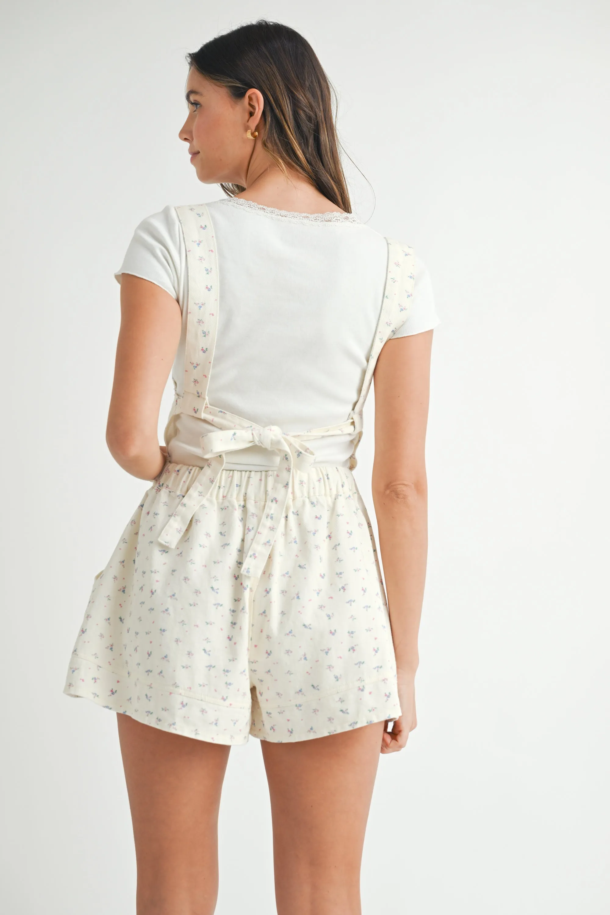 HALEN OVERALL ROMPER WITH BACK TIE sold by MABLE product image thumbnail 3