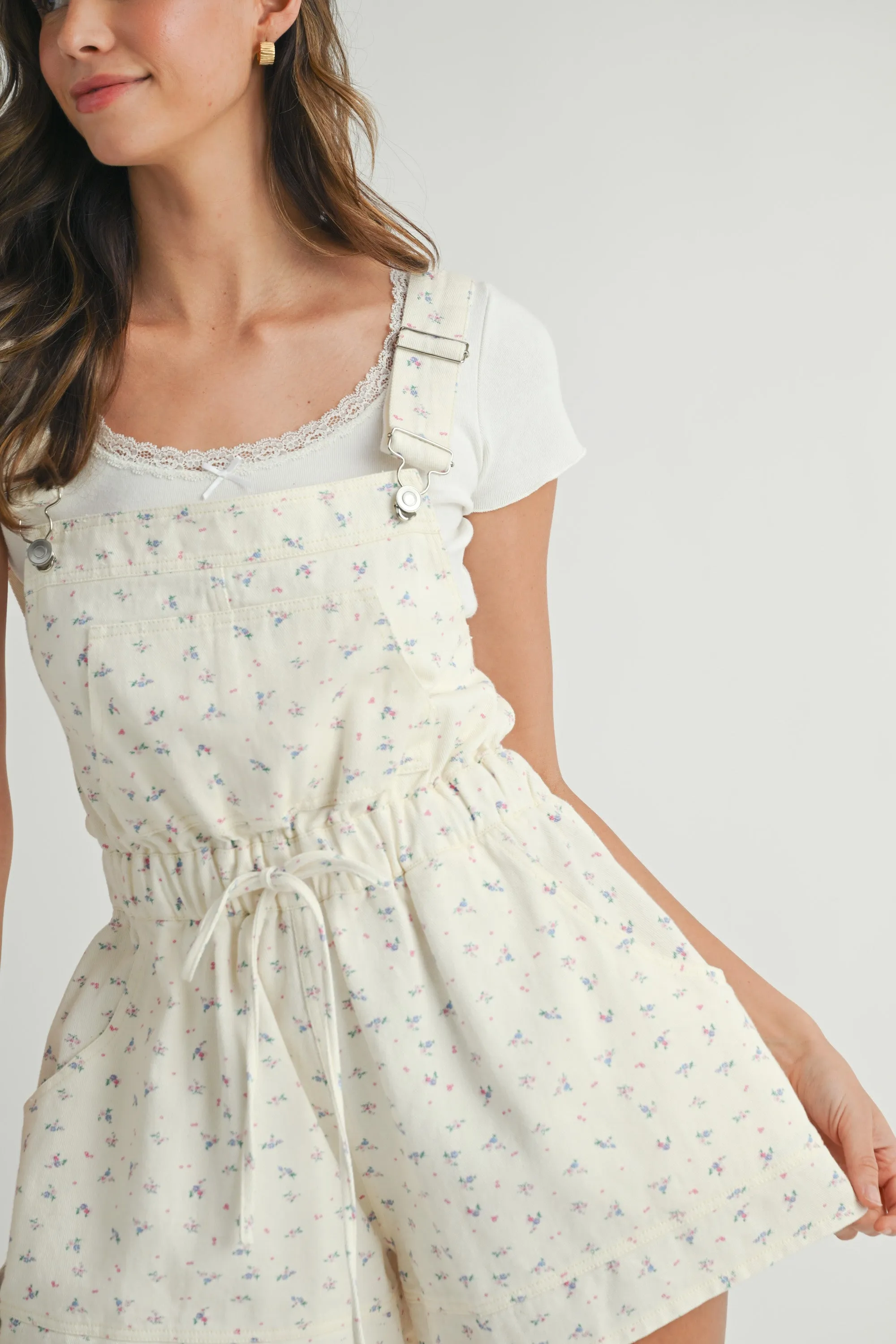 HALEN OVERALL ROMPER WITH BACK TIE sold by MABLE product image thumbnail 5