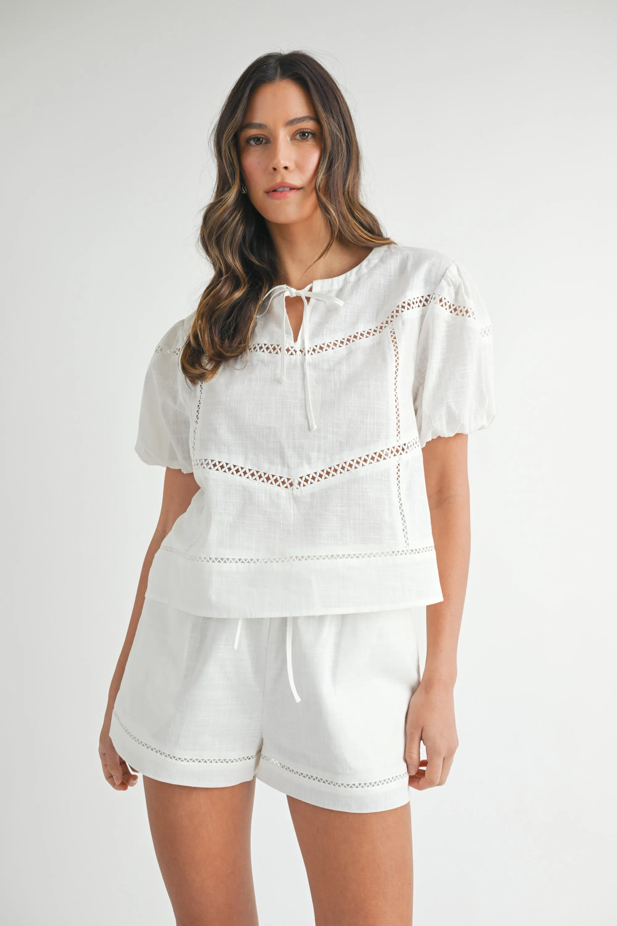 ZORALEE LABBER TOP AND SHORT SET sold by MABLE