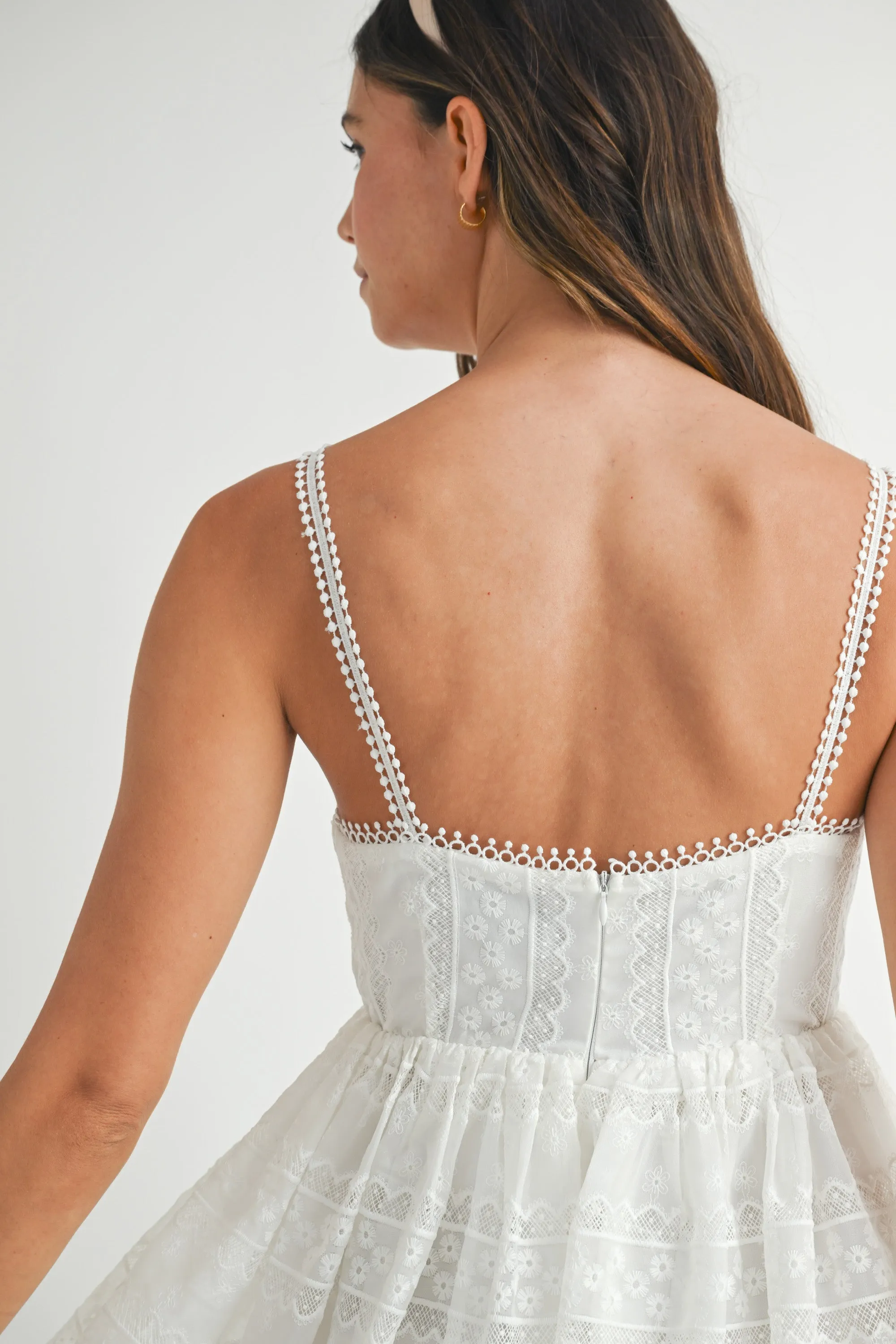 BELLYNE EYELET LACE MINI DRESS sold by MABLE product image thumbnail 5