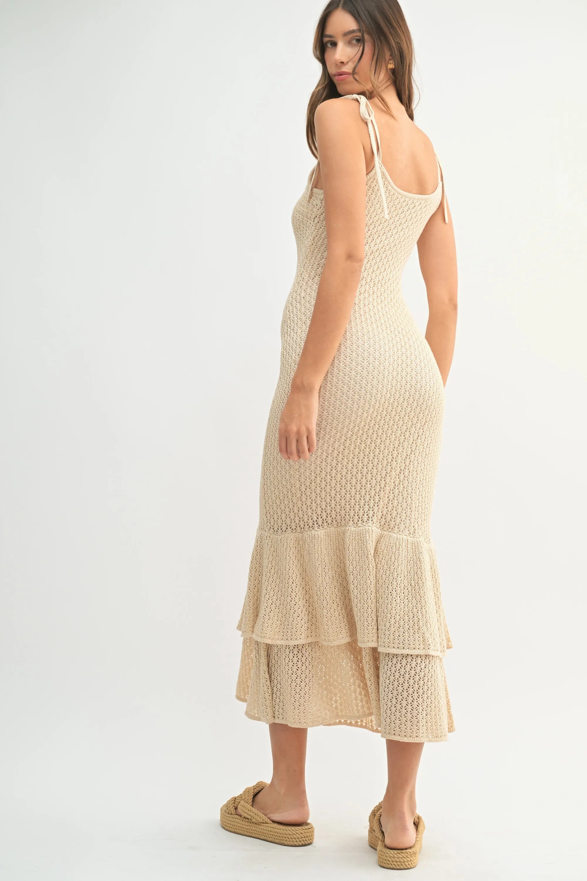 XANTHE STRAPLESS ROSE KNIT MAXI DRESS sold by MABLE product image thumbnail 5