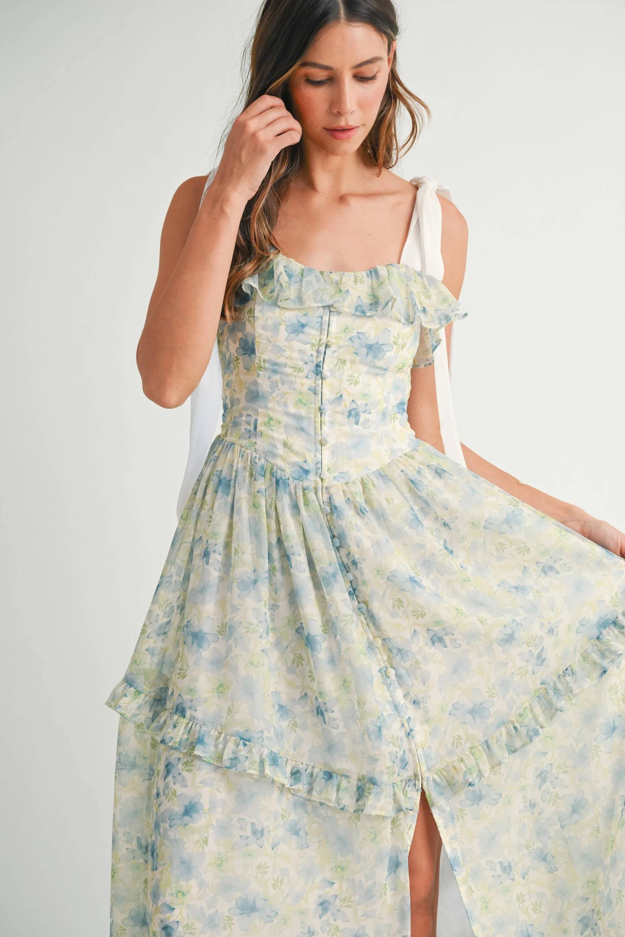 AKANEN SHOULDER STRAP MIDI DRESS sold by MABLE product image thumbnail 5