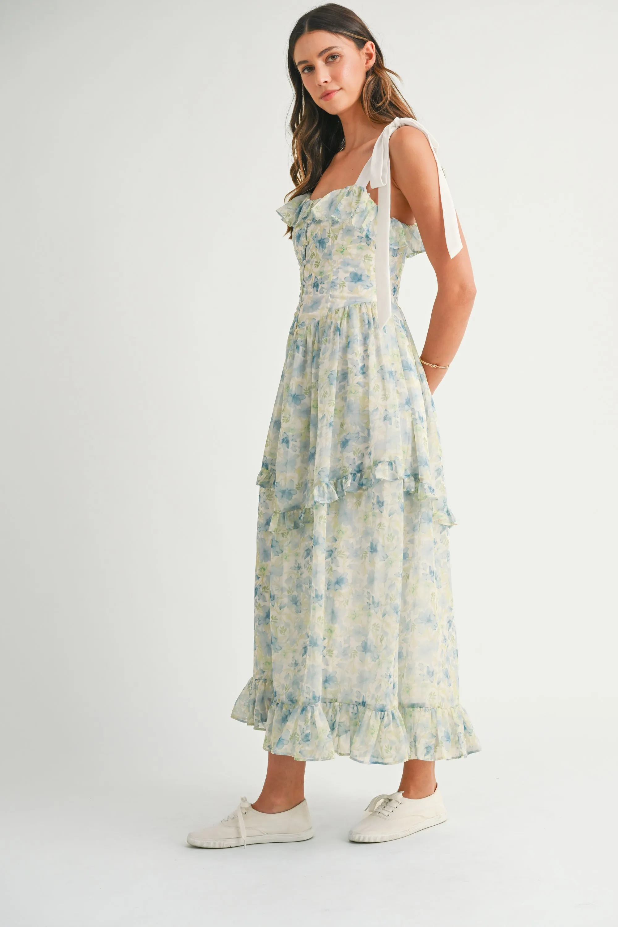 AKANEN SHOULDER STRAP MIDI DRESS sold by MABLE product image thumbnail 2