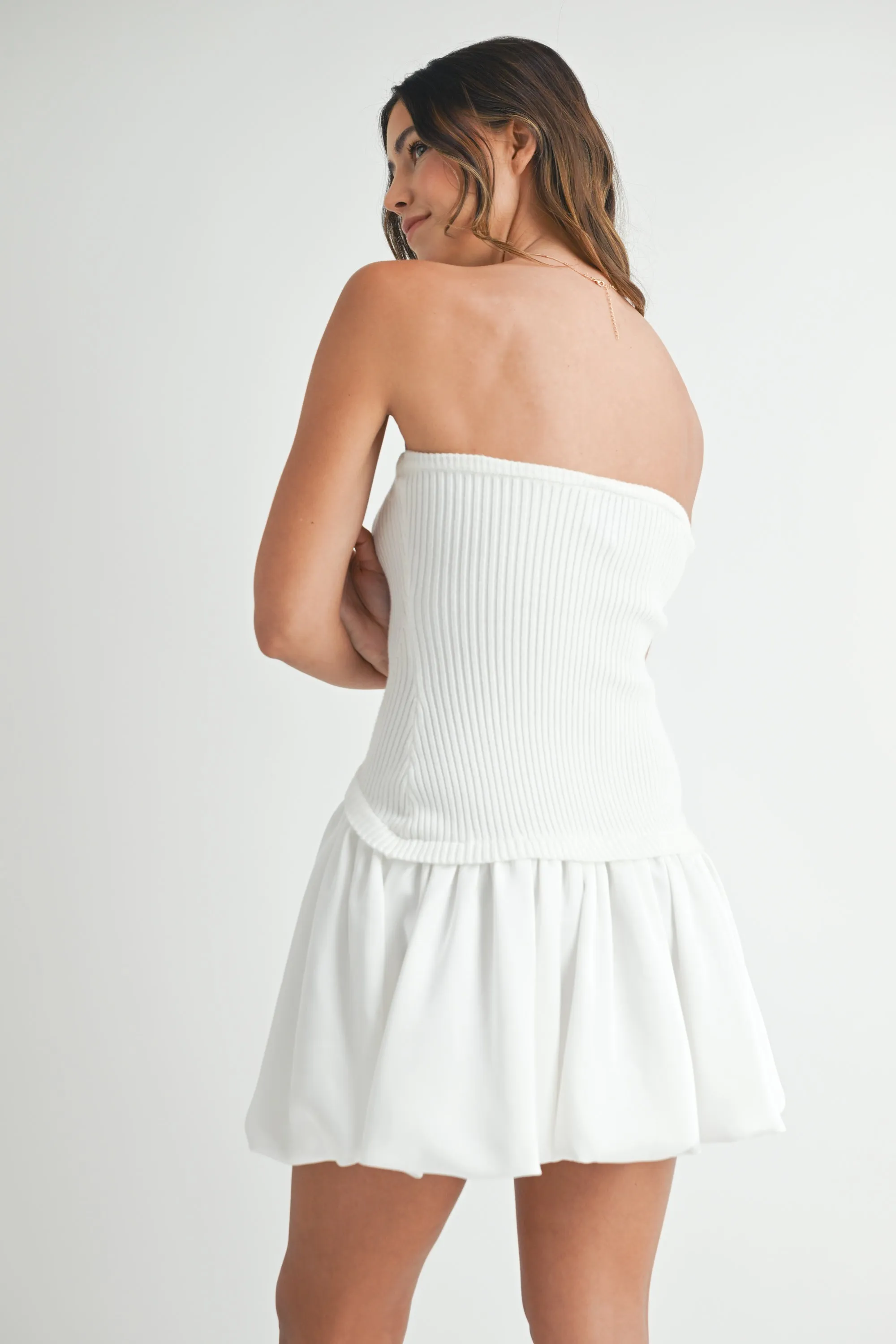 ANAHI BALLOON TUBE MINI DRESS sold by MABLE product image thumbnail 3