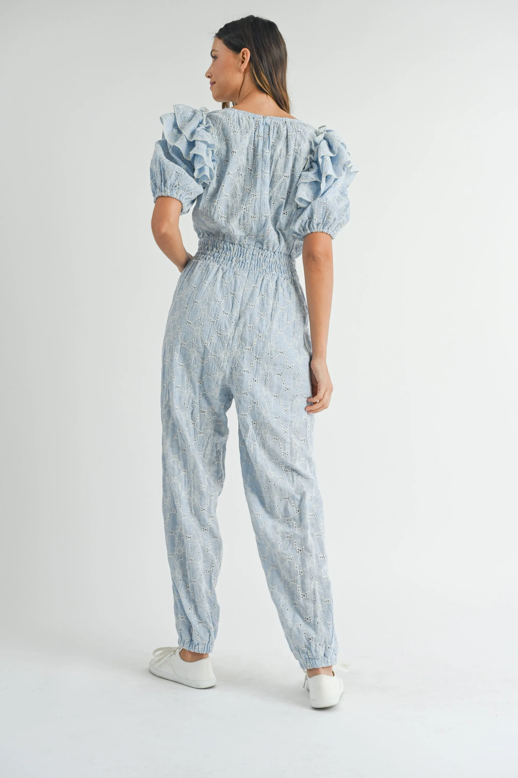 EWA FLORAL EYELET JIMSUIT sold by MABLE product image thumbnail 3