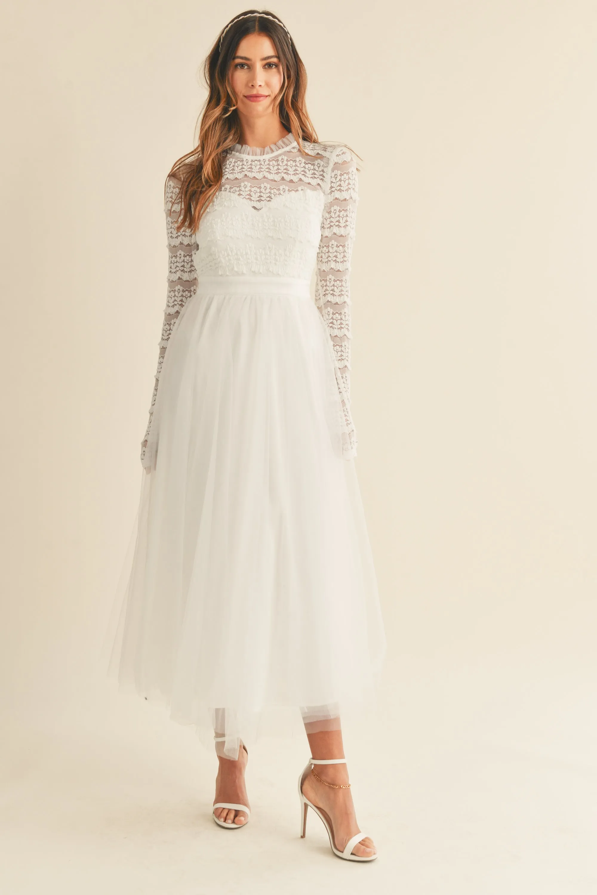 PERNILLE TULLE MIDI DRESS sold by MABLE