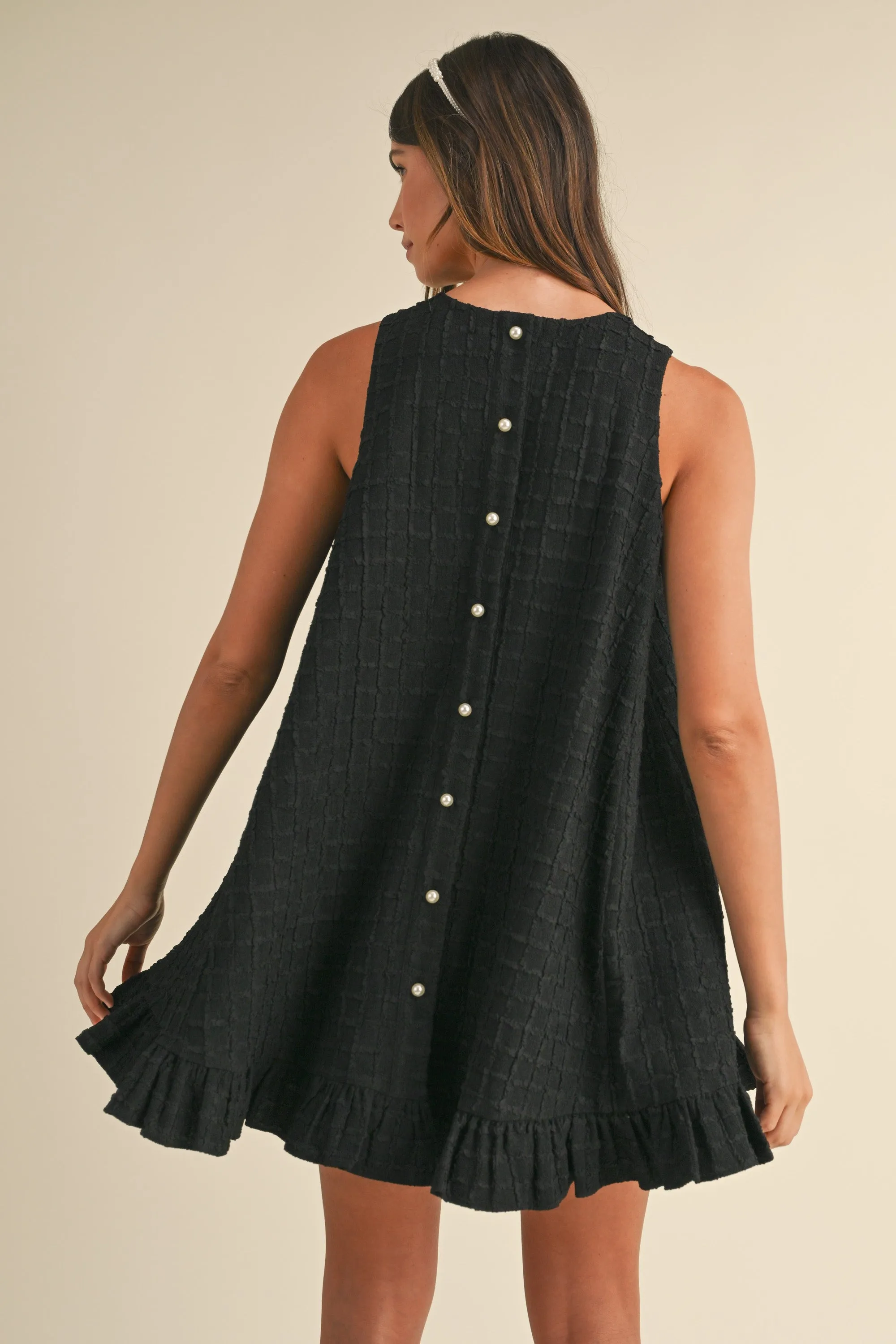 BLUEBELL RUFFLE LEEVELESS MINI DRESS sold by MABLE product image thumbnail 3
