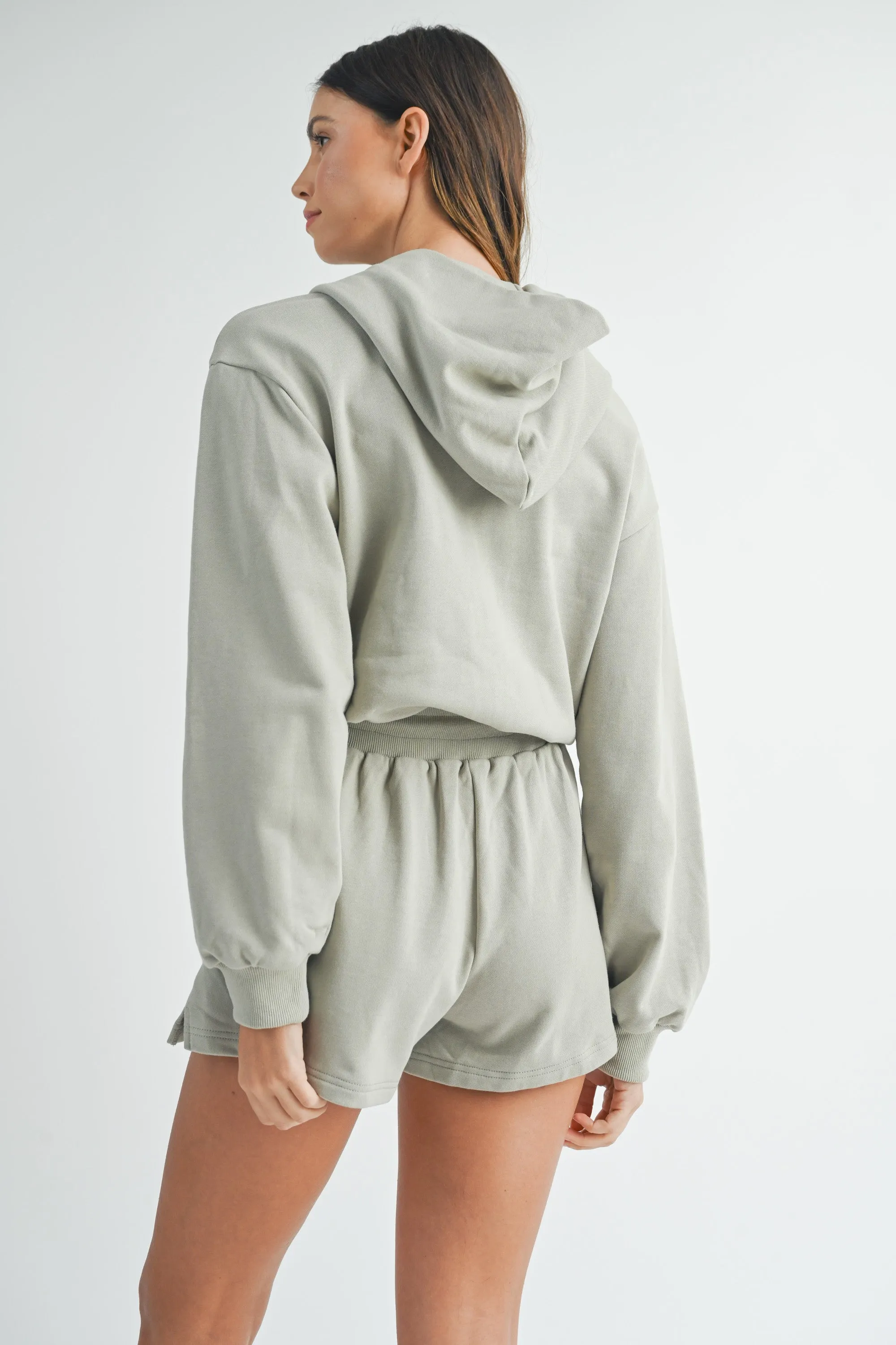 JOVANNA FRENCH TERRY HOODED ROMPER sold by MABLE product image thumbnail 3