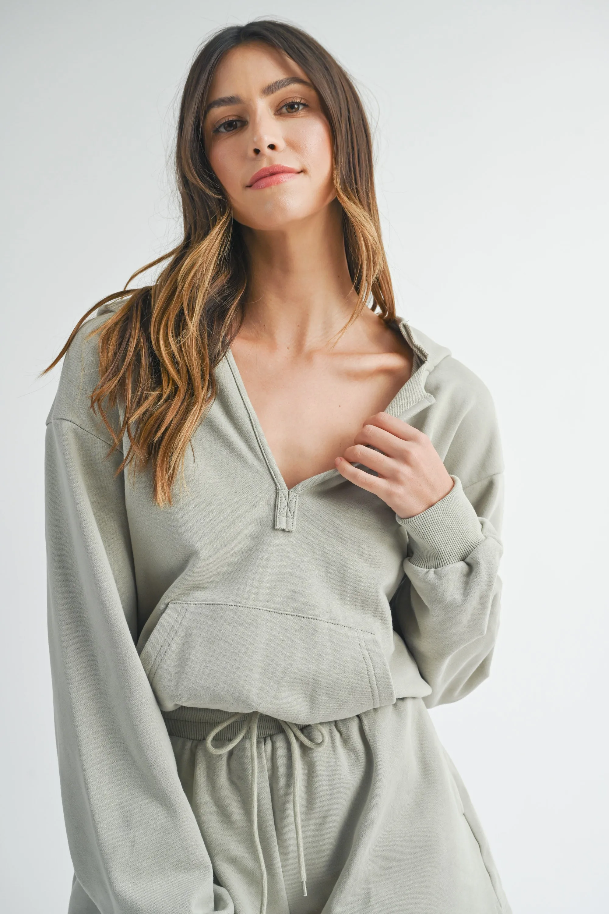JOVANNA FRENCH TERRY HOODED ROMPER sold by MABLE product image thumbnail 4