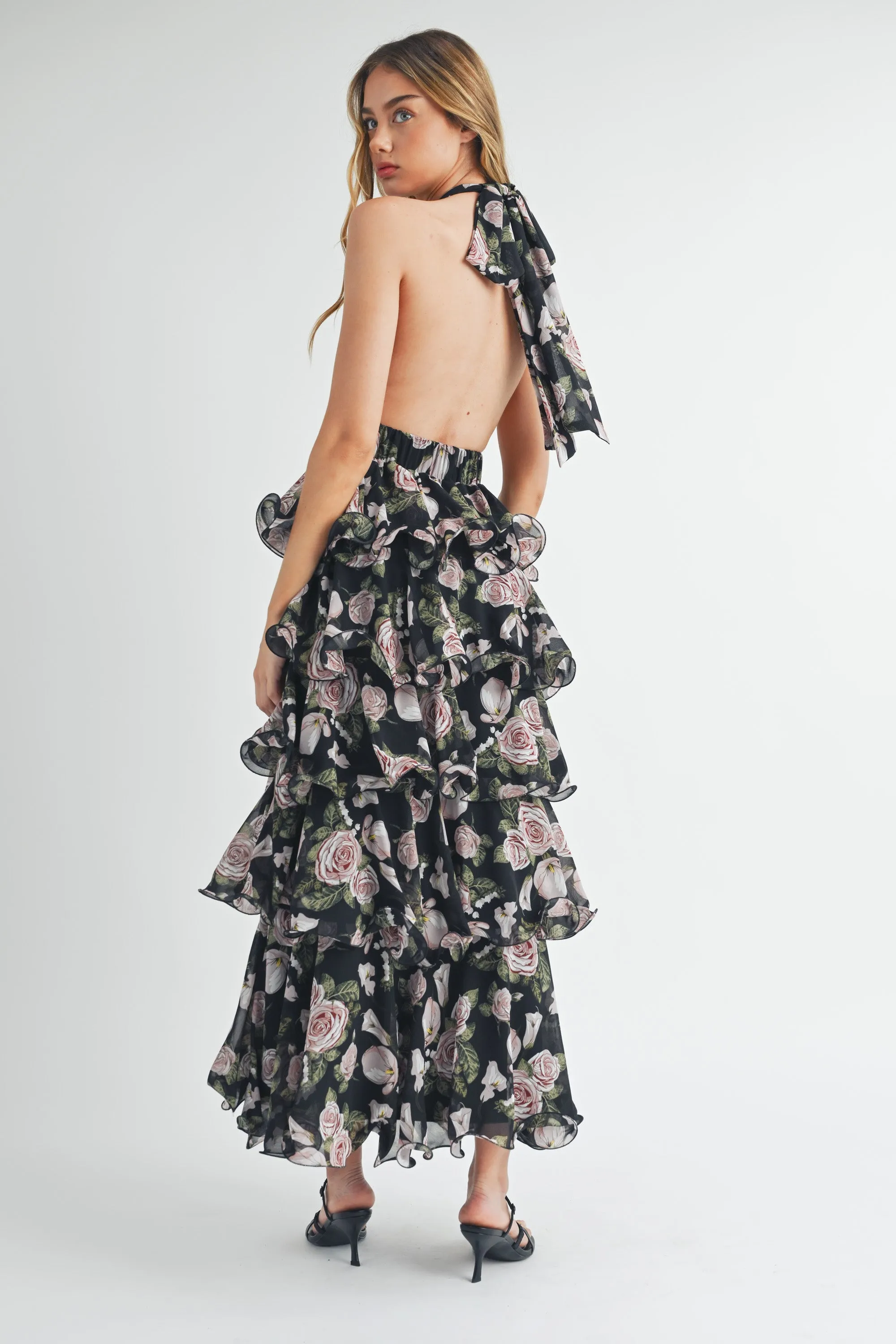 ORLA TIERED FLORAL MAXI DRESS sold by MABLE product image thumbnail 4