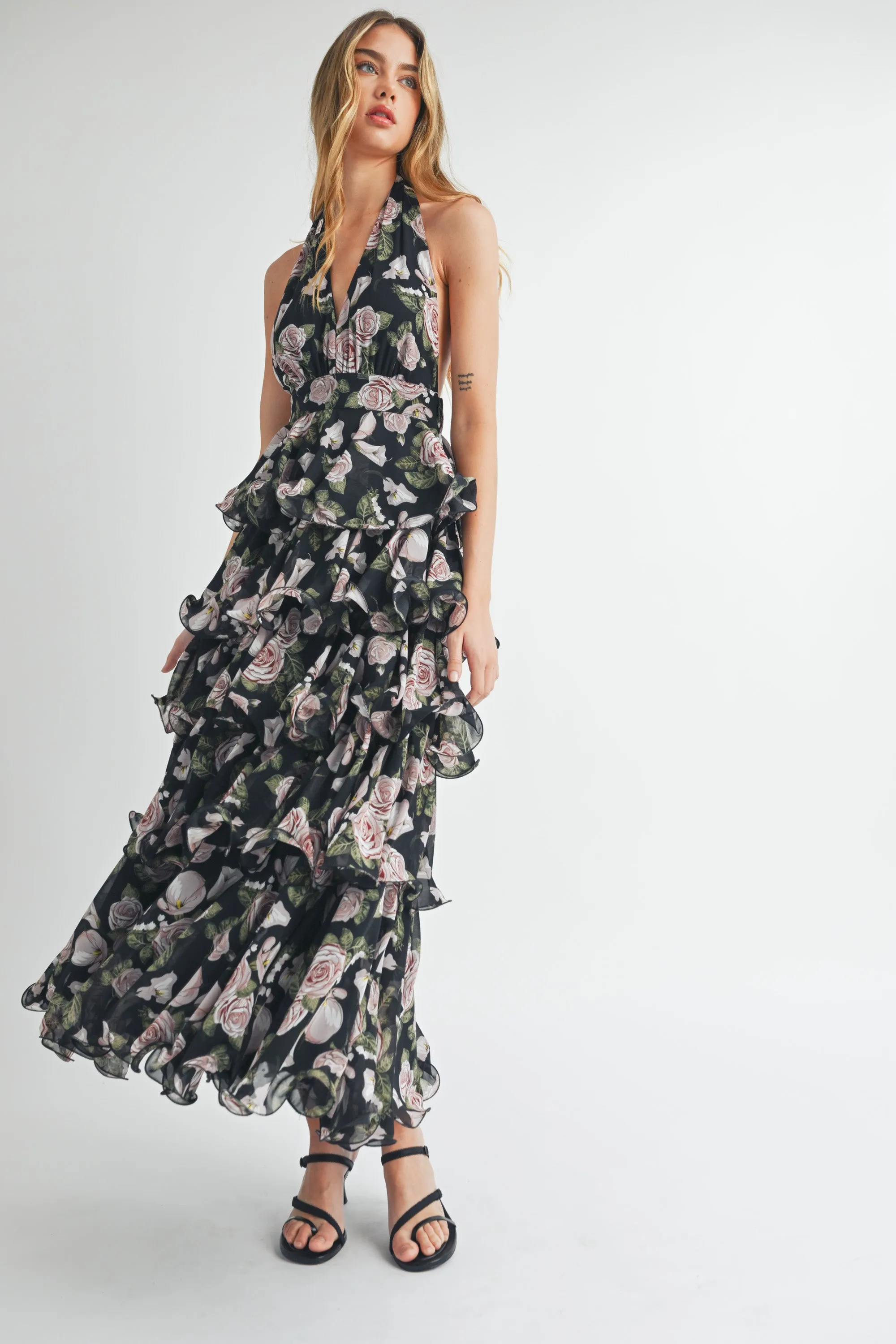 ORLA TIERED FLORAL MAXI DRESS sold by MABLE product image thumbnail 2