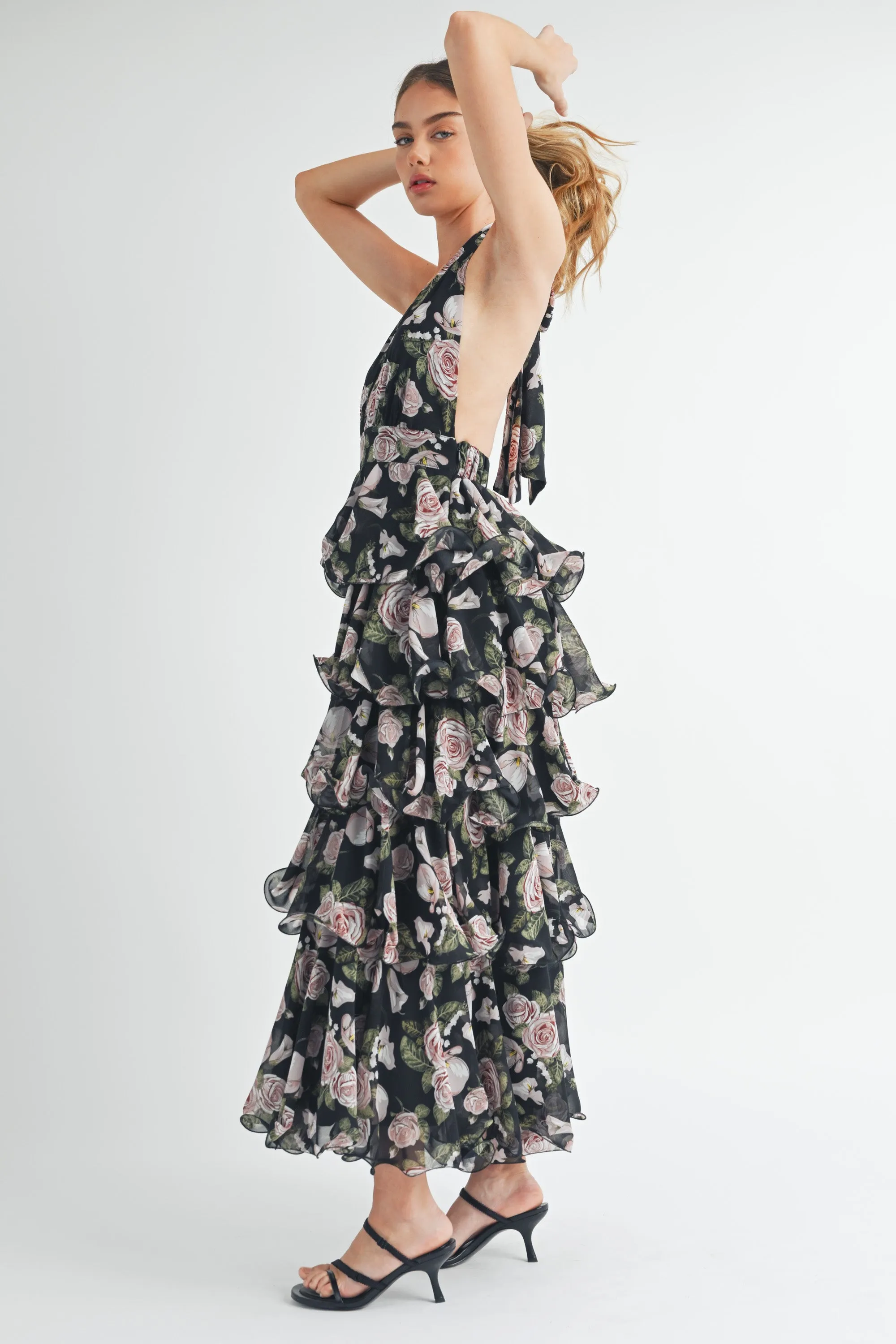 ORLA TIERED FLORAL MAXI DRESS sold by MABLE product image thumbnail 3