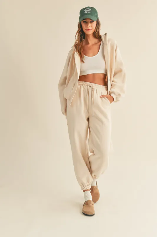 DELILAH HOODED JACKET AND PANTS SET made by MABLE