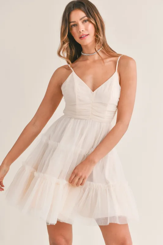 IZABELLA TULLE MINI DRESS made by MABLE