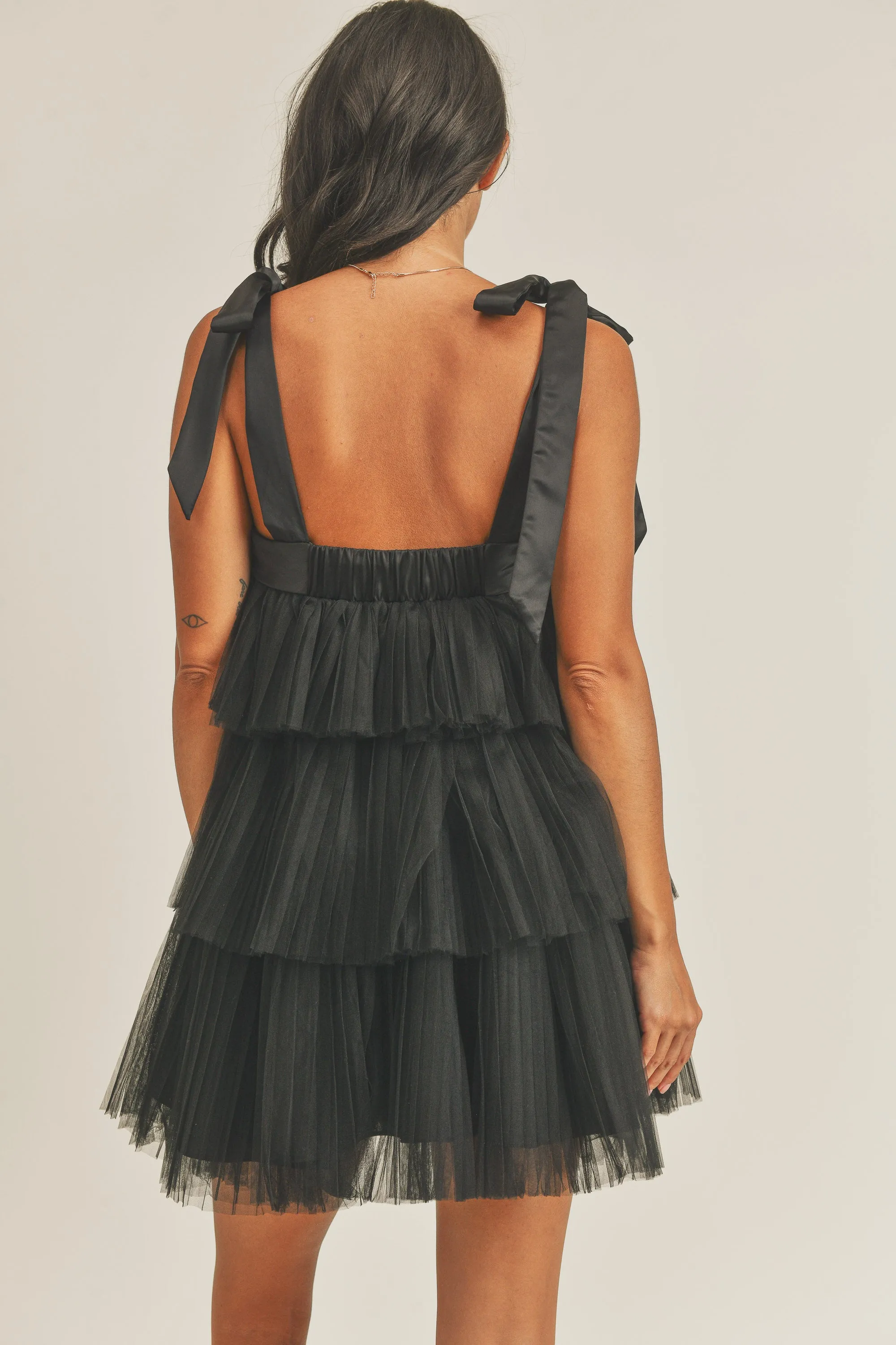 NOVALEE TULLE TRAPEZE MINI DRESS sold by MABLE product image thumbnail 2