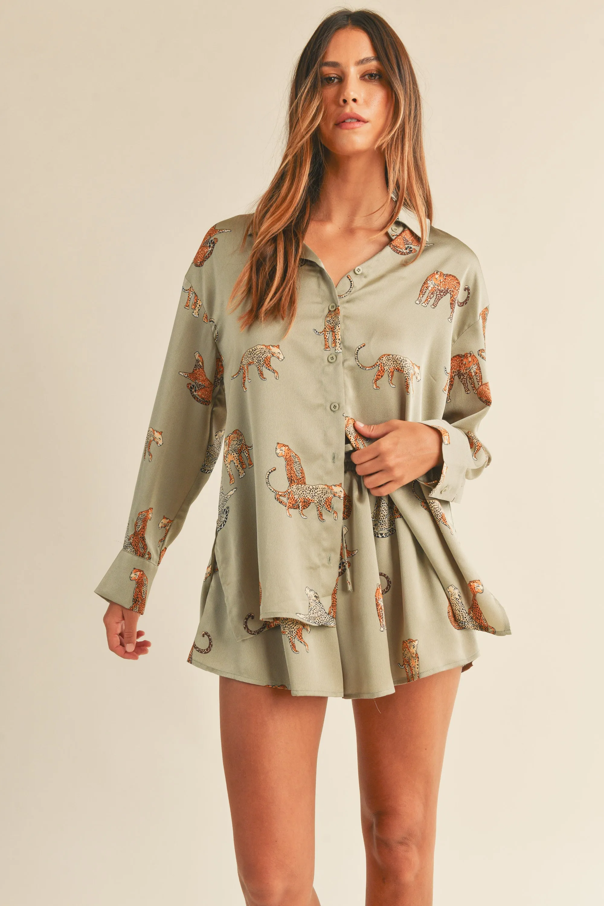 ROMANE CHEETAH PRINT SET sold by MABLE