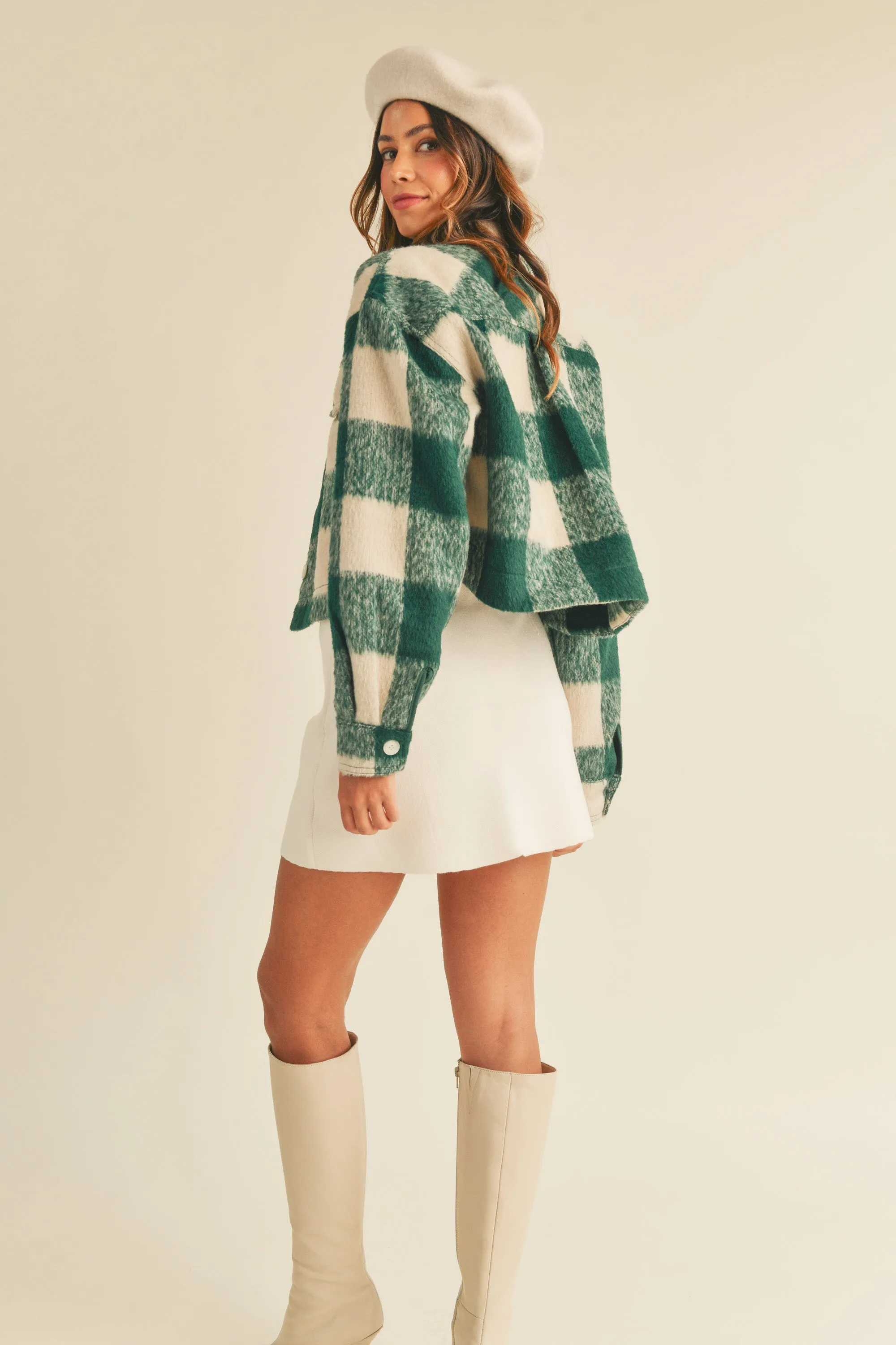 SVEA FUZZY CROPPED SHACKET sold by MABLE product image thumbnail 4