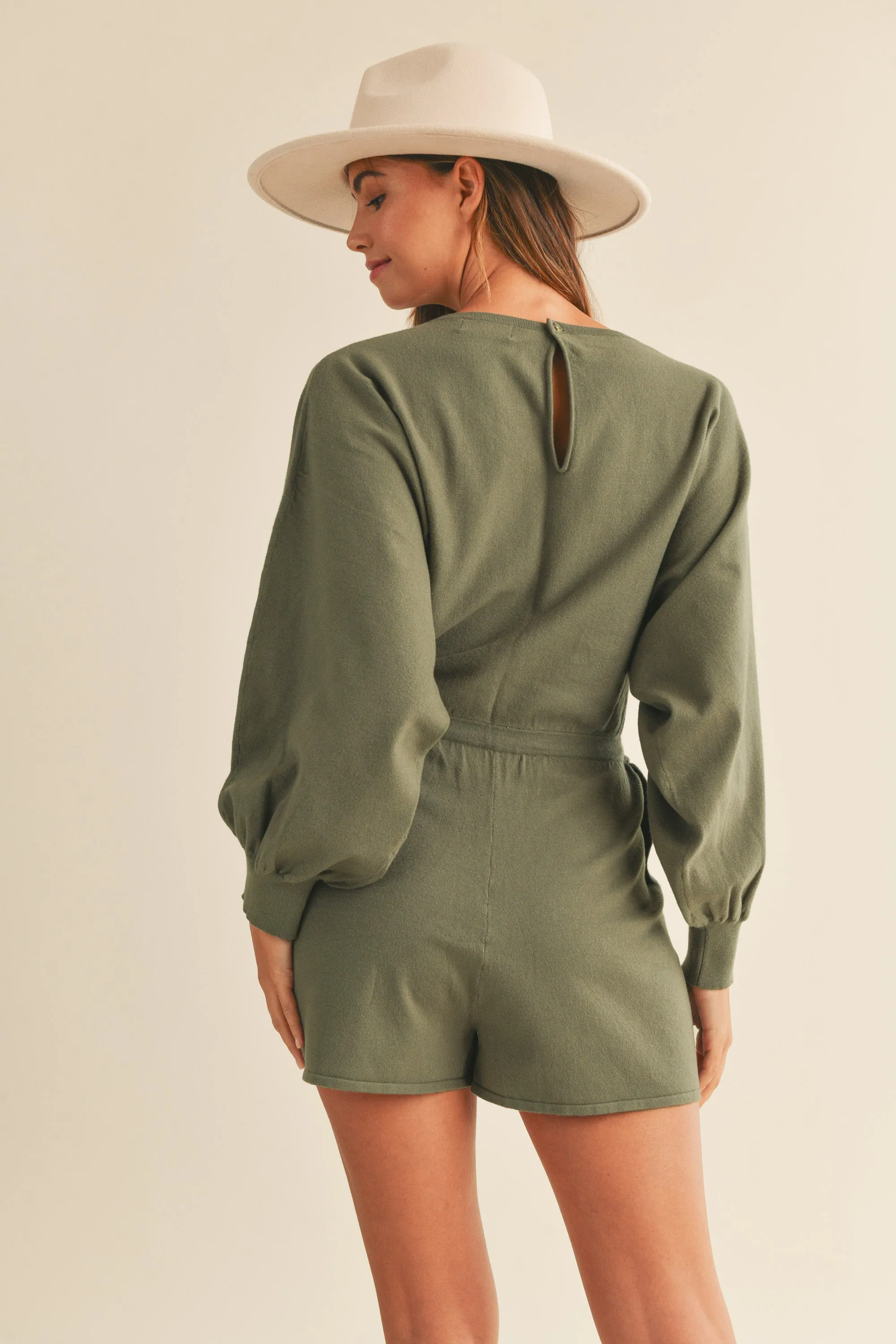 NAYA LONG SLEEVE KNIT ROMPER sold by MABLE product image thumbnail 2