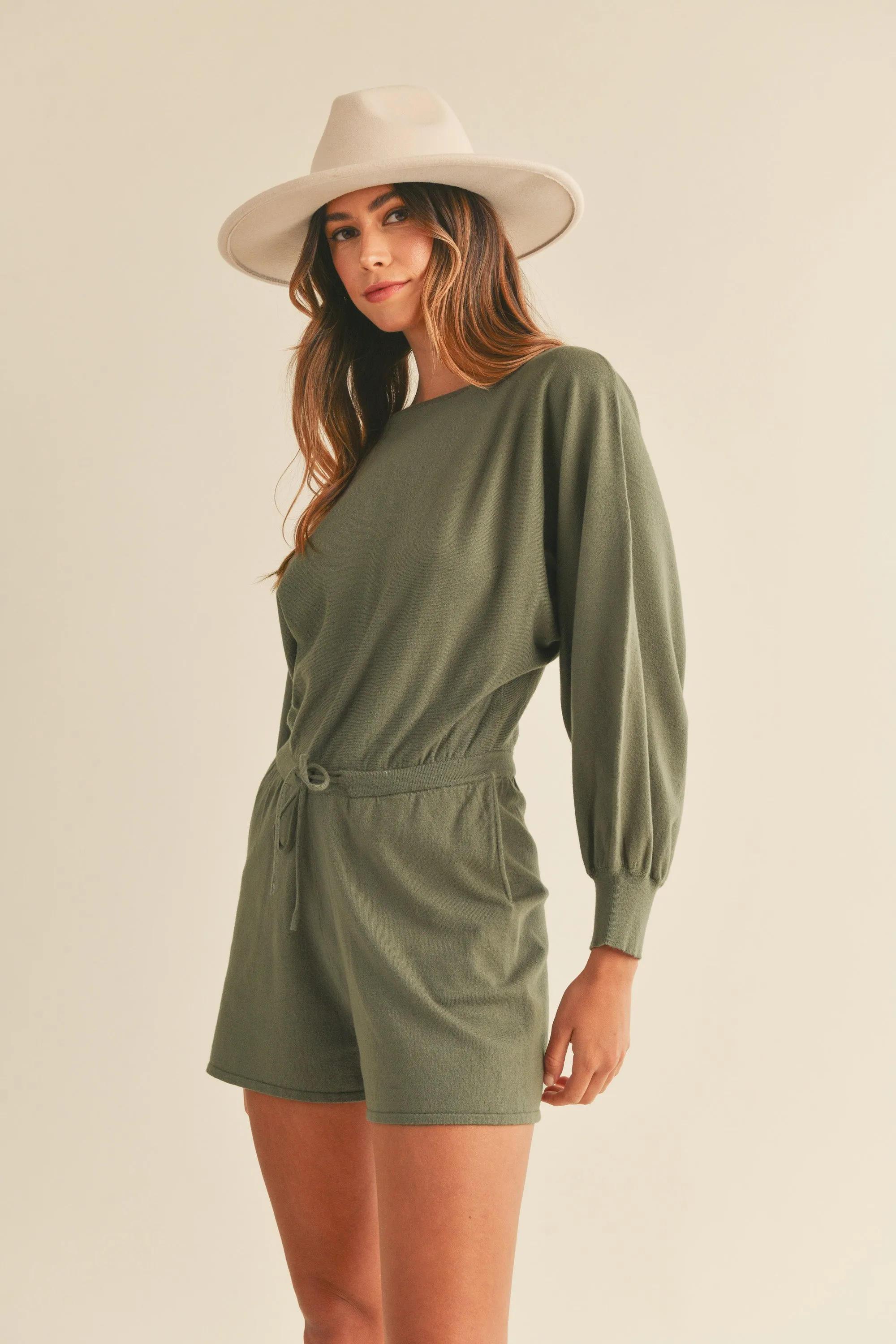NAYA LONG SLEEVE KNIT ROMPER sold by MABLE product image thumbnail 3