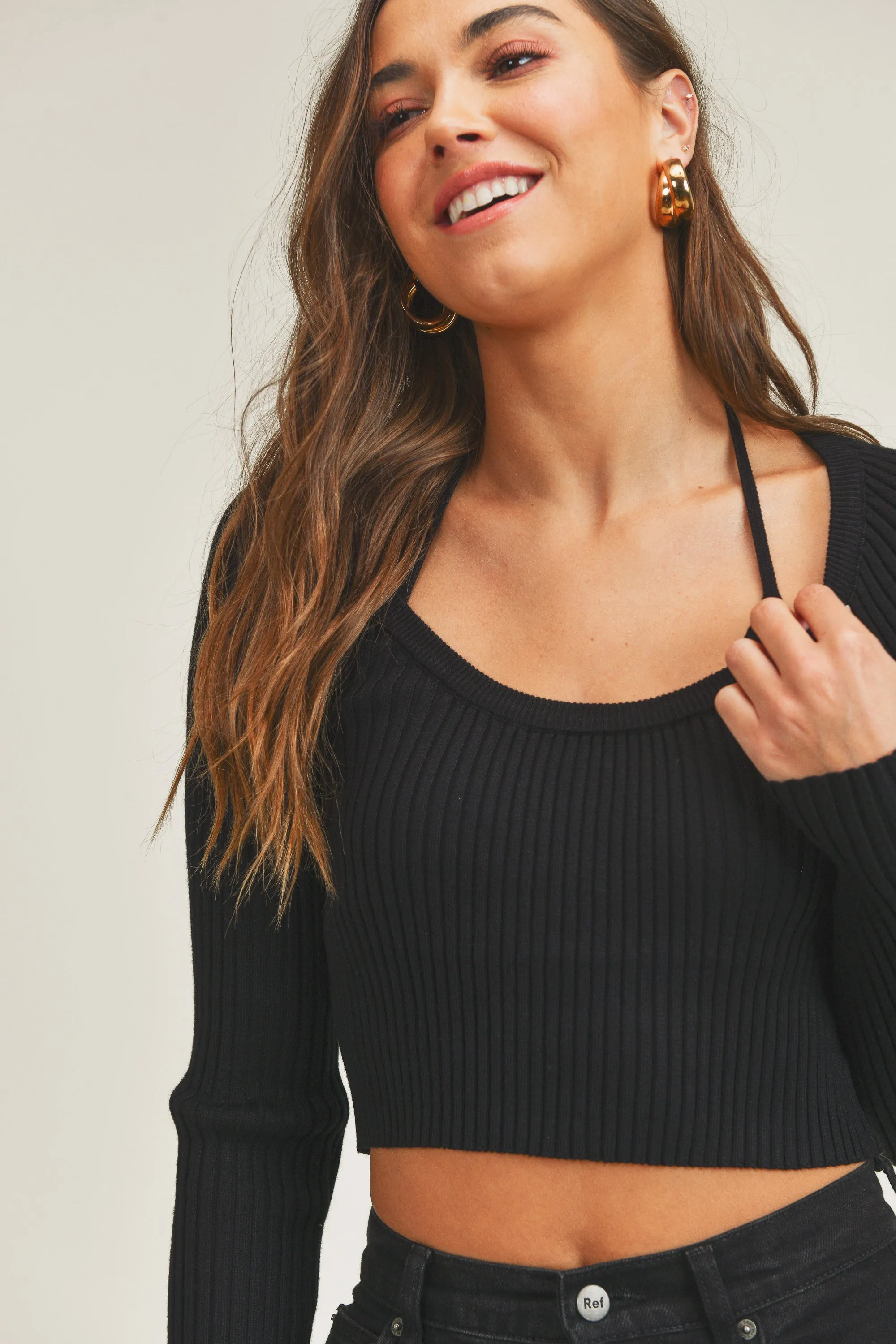 ANNE INNER BRA & OUTER LONGSLV TOP SET sold by MABLE product image thumbnail 4