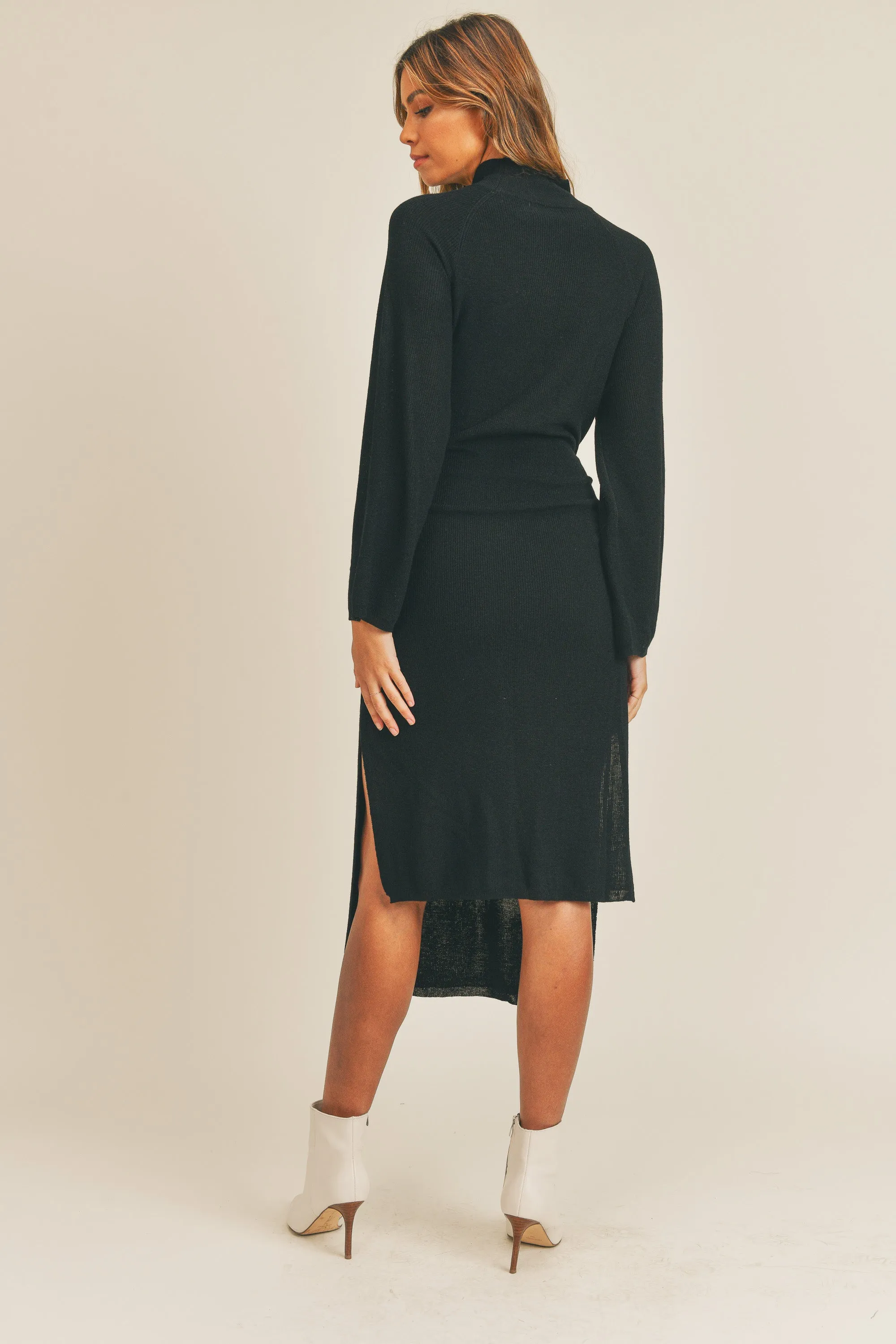 BRISTOL WAIST TIED SWEATER DRESS sold by MABLE product image thumbnail 5
