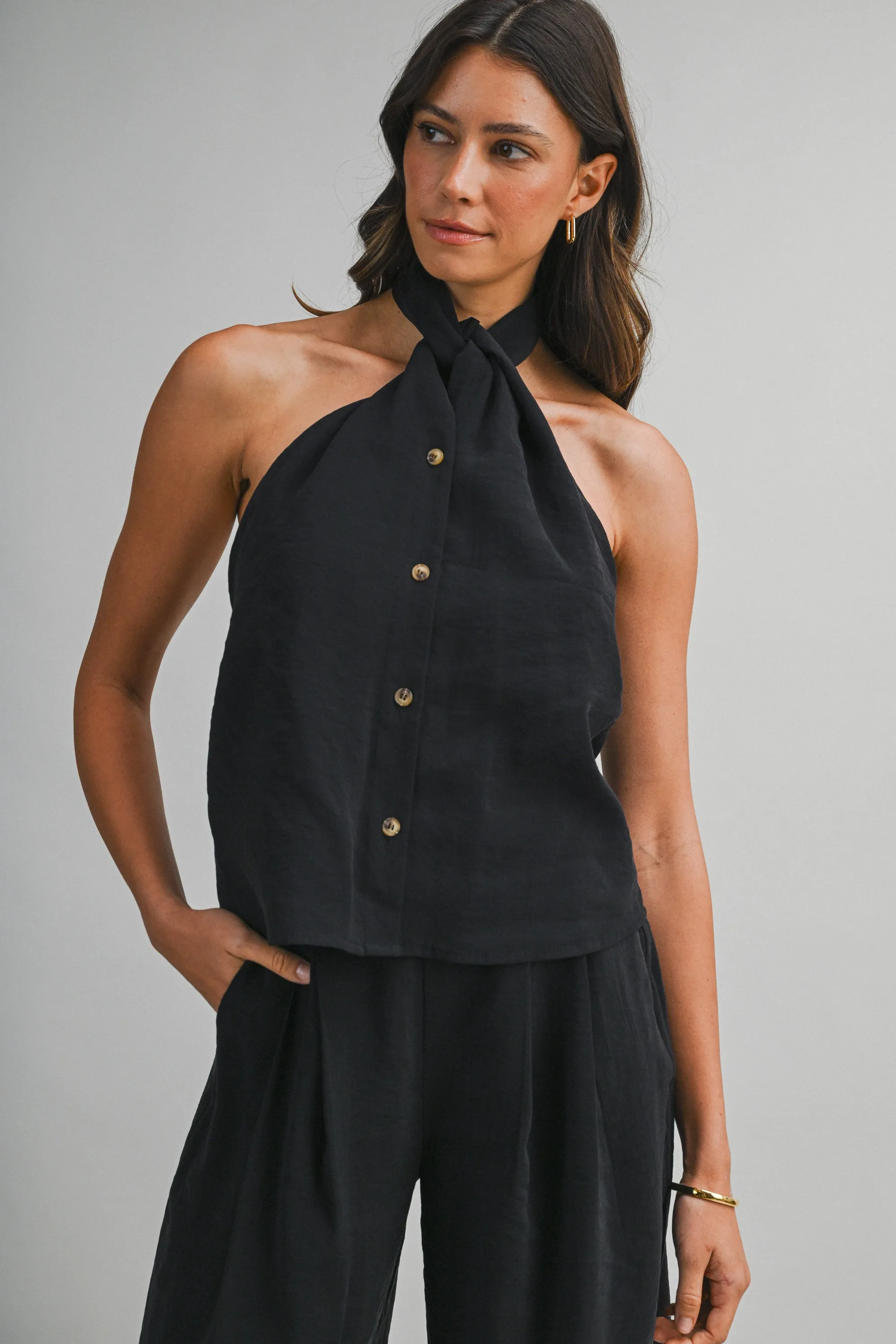 GINEVRA HALTER NECK VEST PANTS SET sold by MABLE product image thumbnail 5