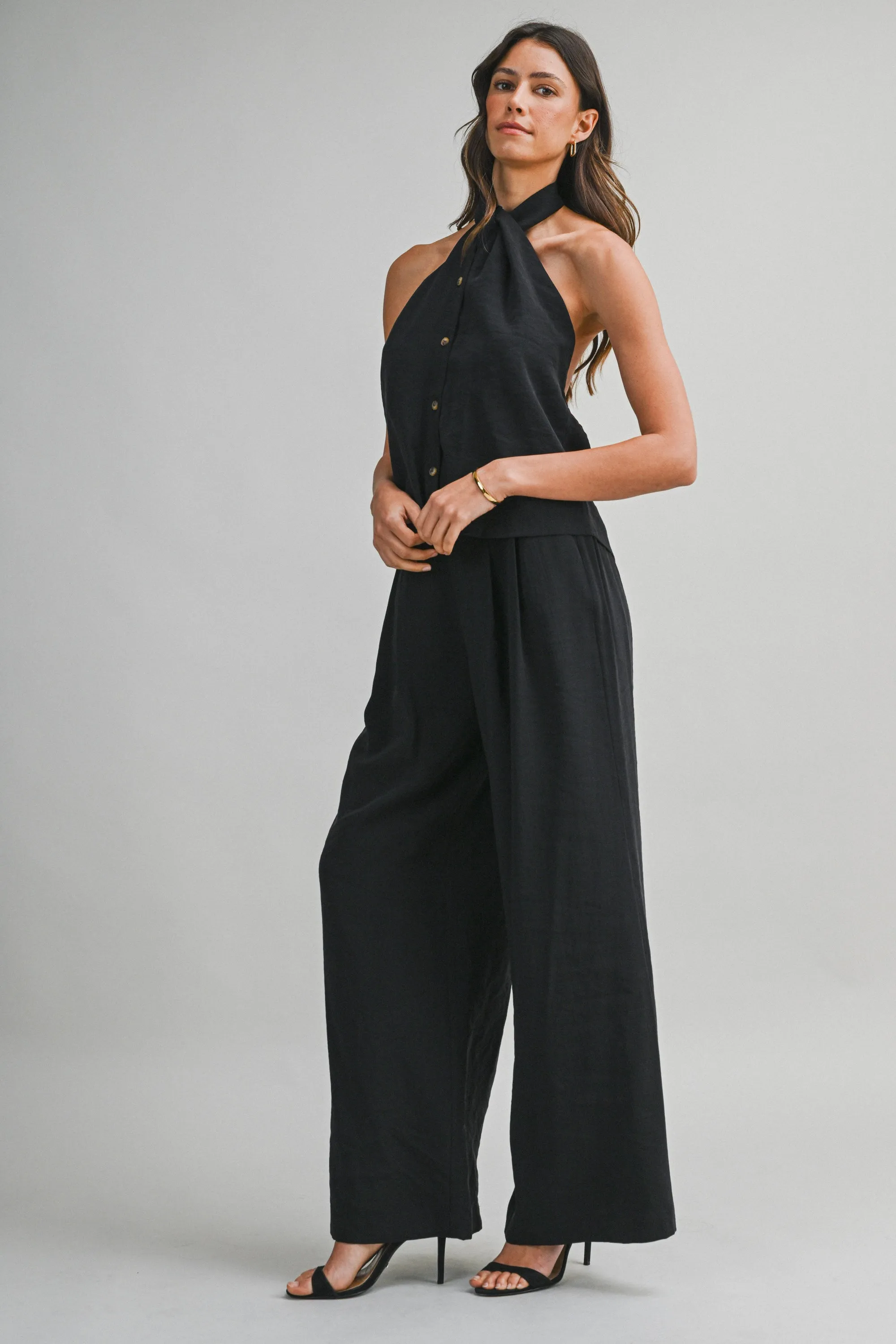 GINEVRA HALTER NECK VEST PANTS SET sold by MABLE product image thumbnail 2