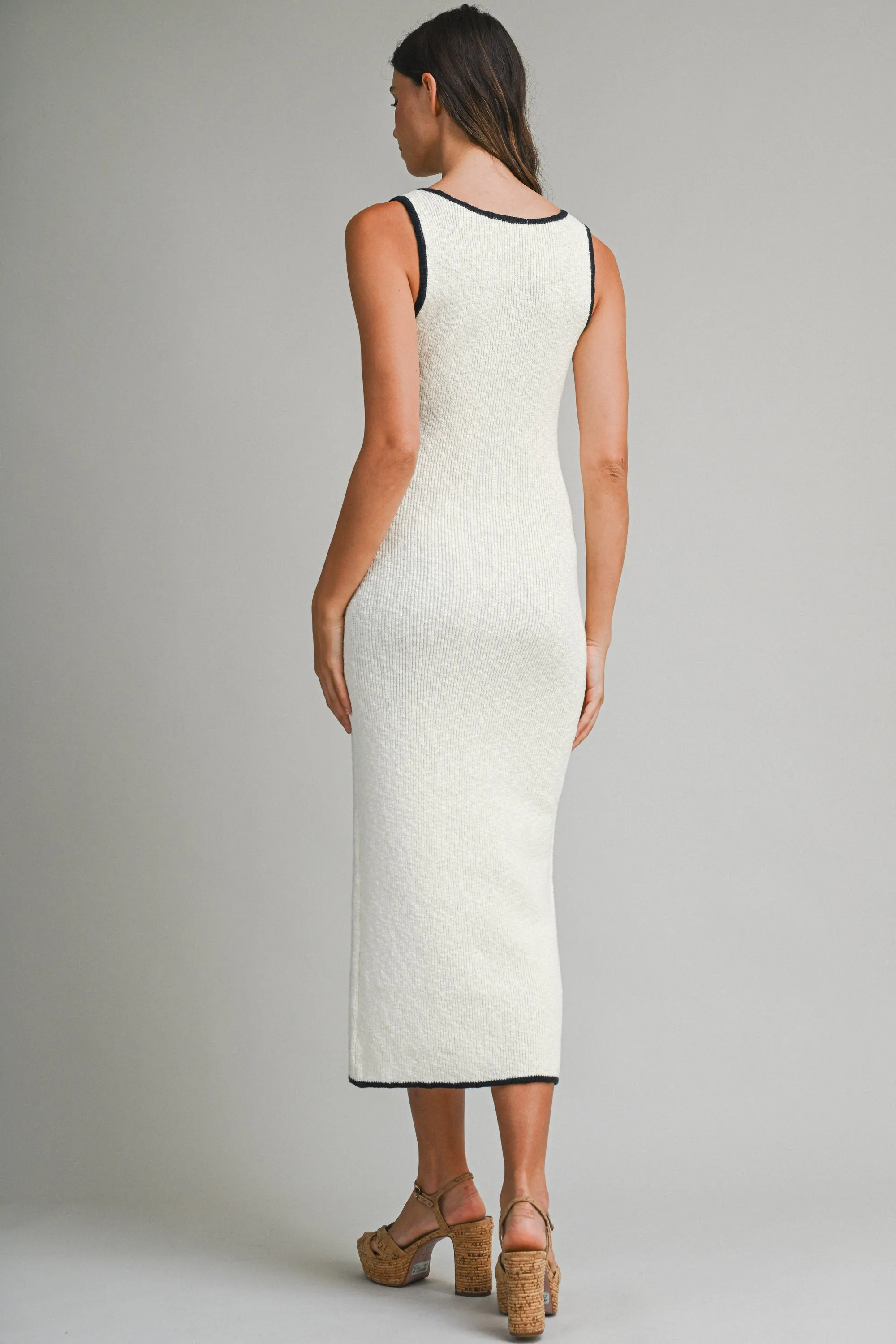 RAYZON CONTRAST BINDING MIDI DRESS sold by MABLE product image thumbnail 3