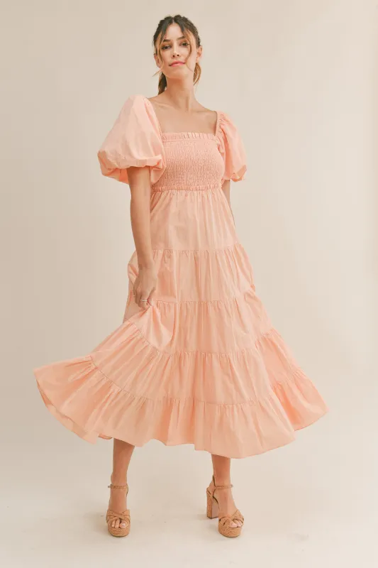 IRIS PRISCILLA MIDI DRESS made by MABLE