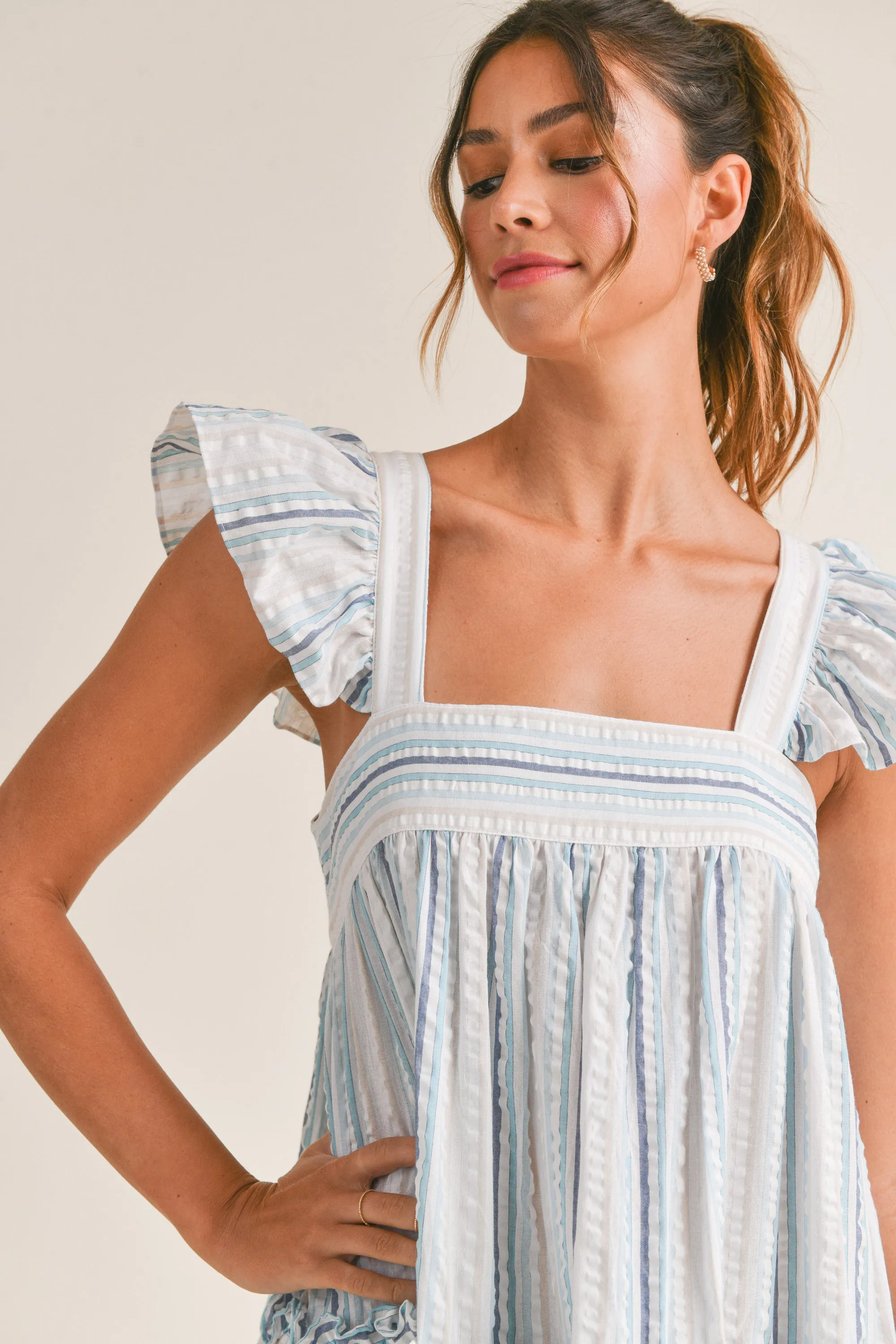 JAYCEE FRILL SLEEVE MINI DRESS sold by MABLE product image thumbnail 5