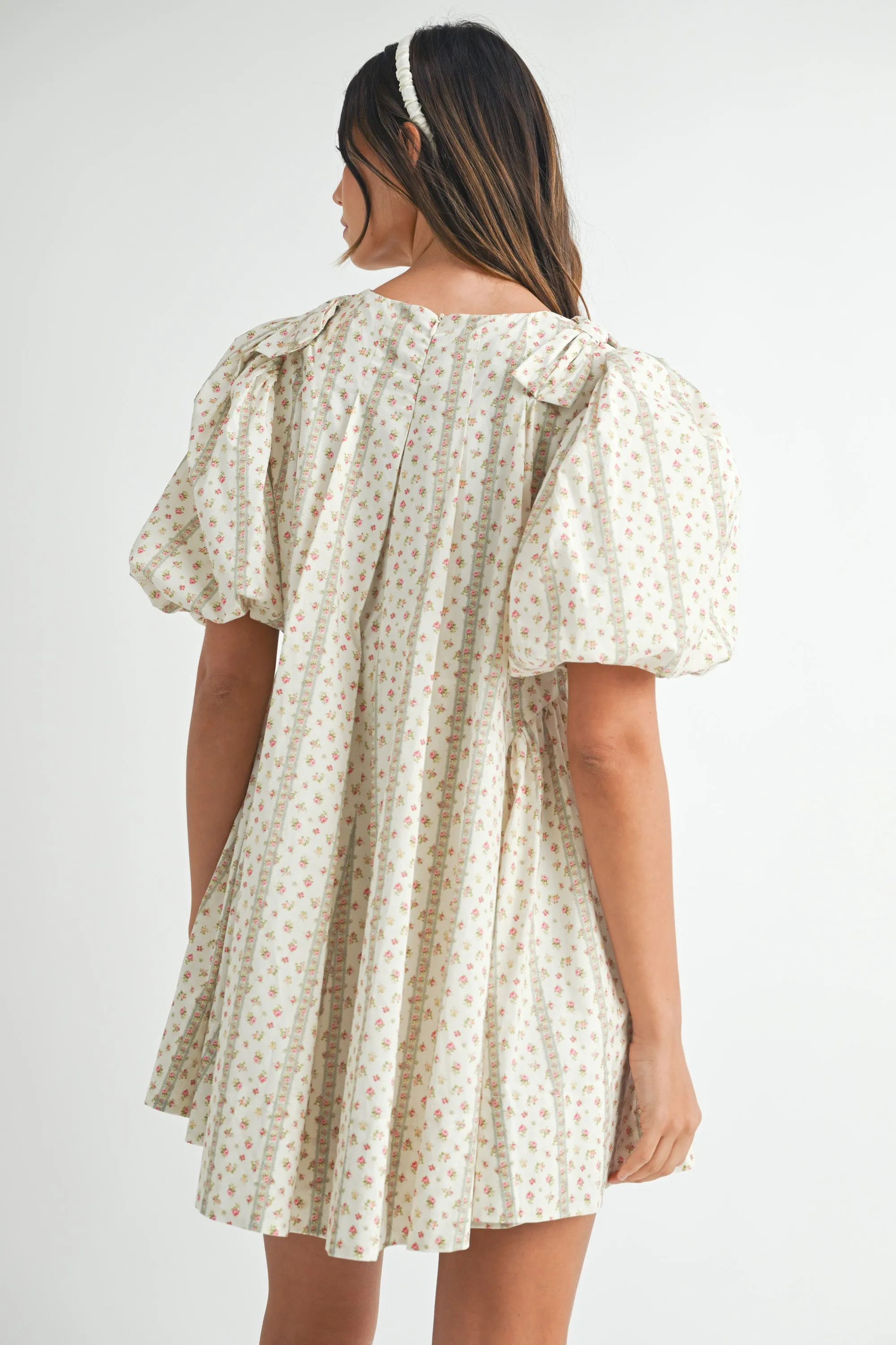 MONICA FLORAL PRINTED MINI DRESS sold by MABLE product image thumbnail 3