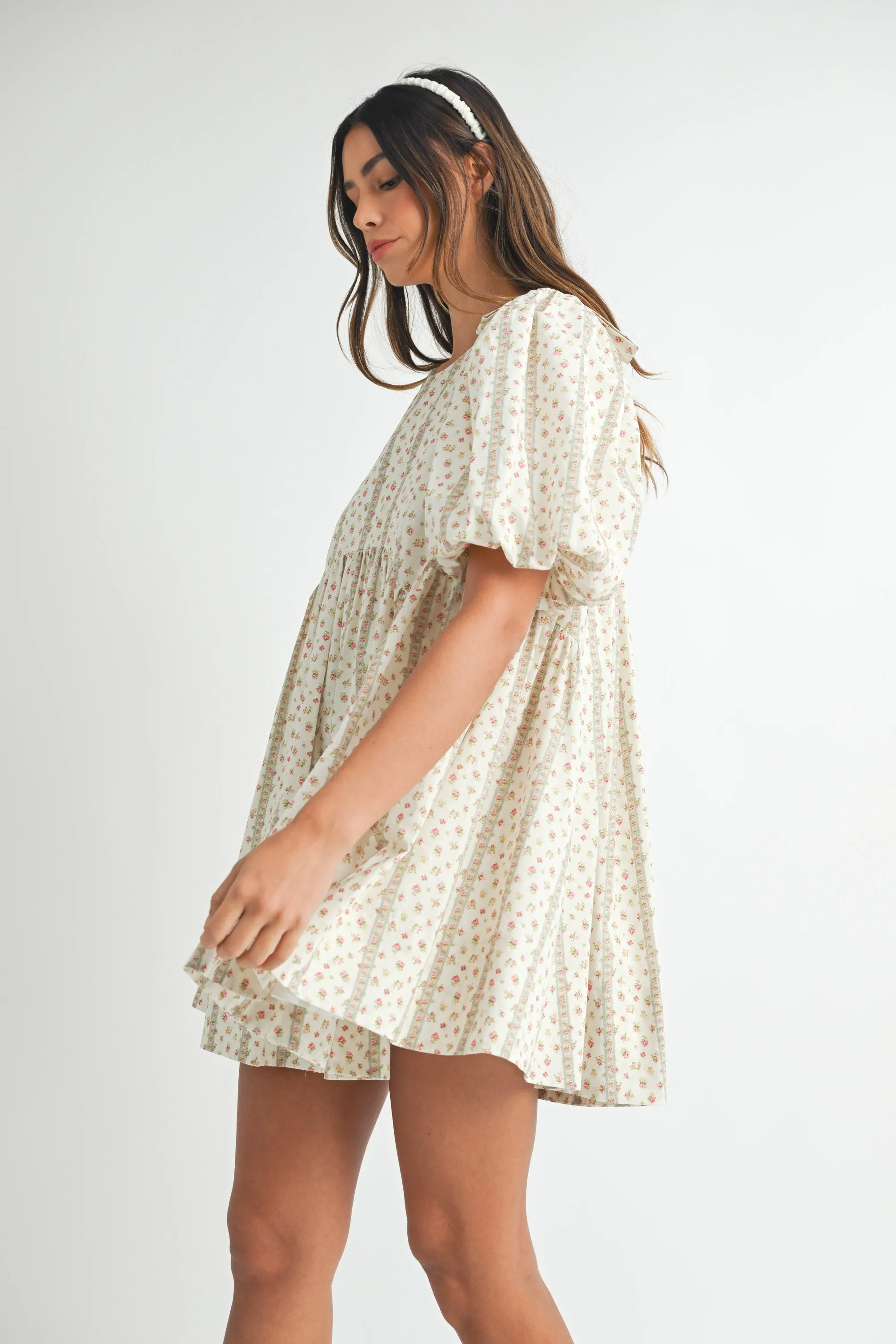MONICA FLORAL PRINTED MINI DRESS sold by MABLE product image thumbnail 2