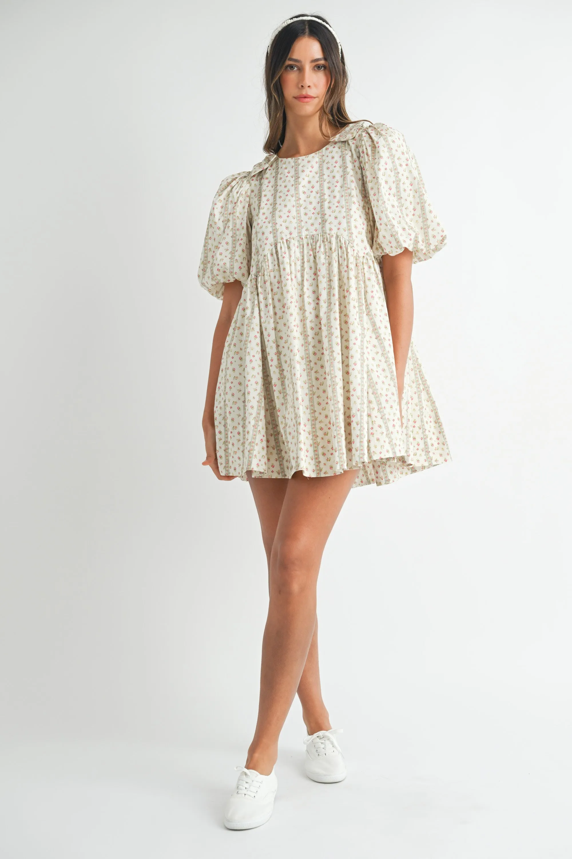 MONICA FLORAL PRINTED MINI DRESS sold by MABLE product image thumbnail 4