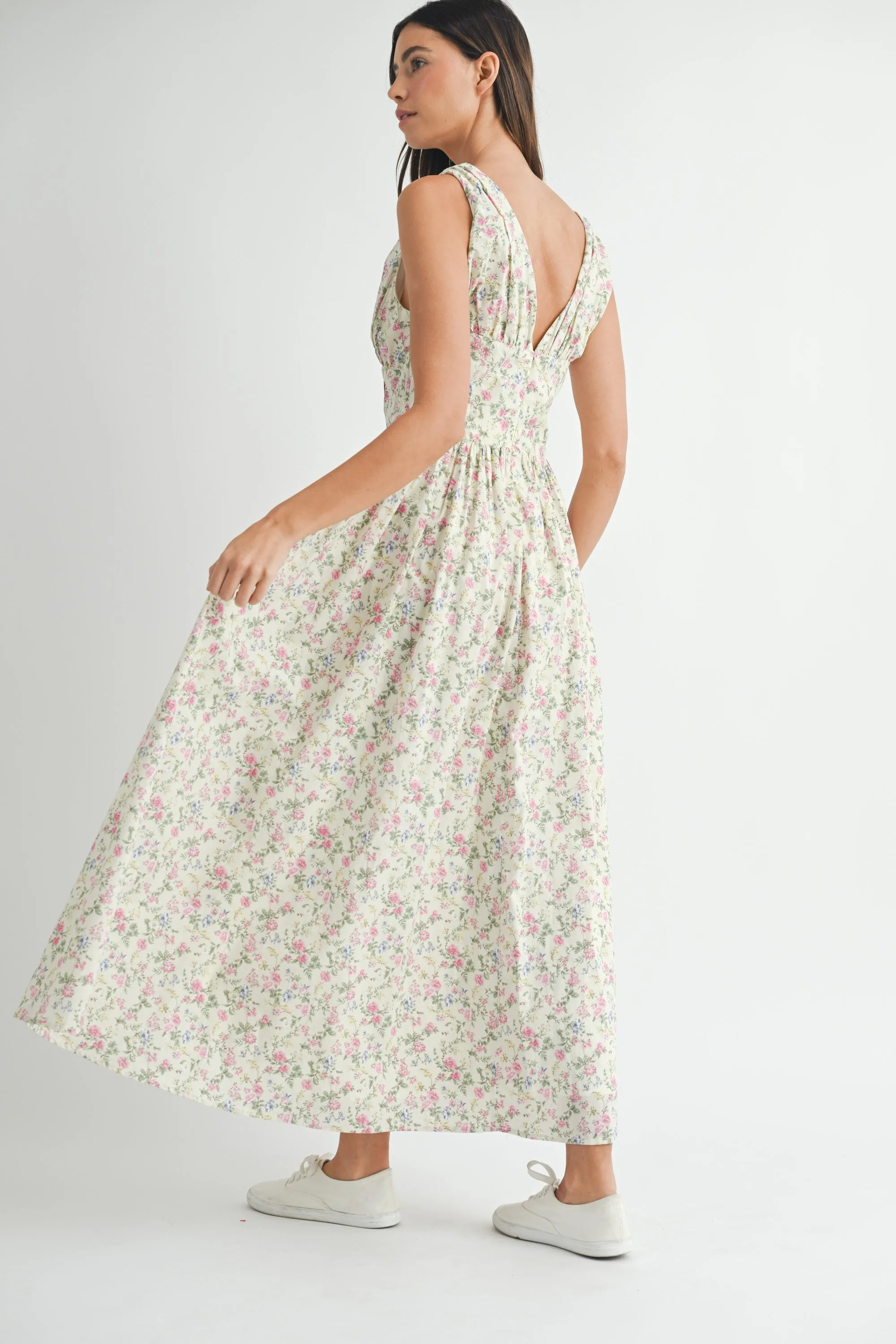 JAZLYN BUSTIER BODY MIDI DRESS sold by MABLE product image thumbnail 3