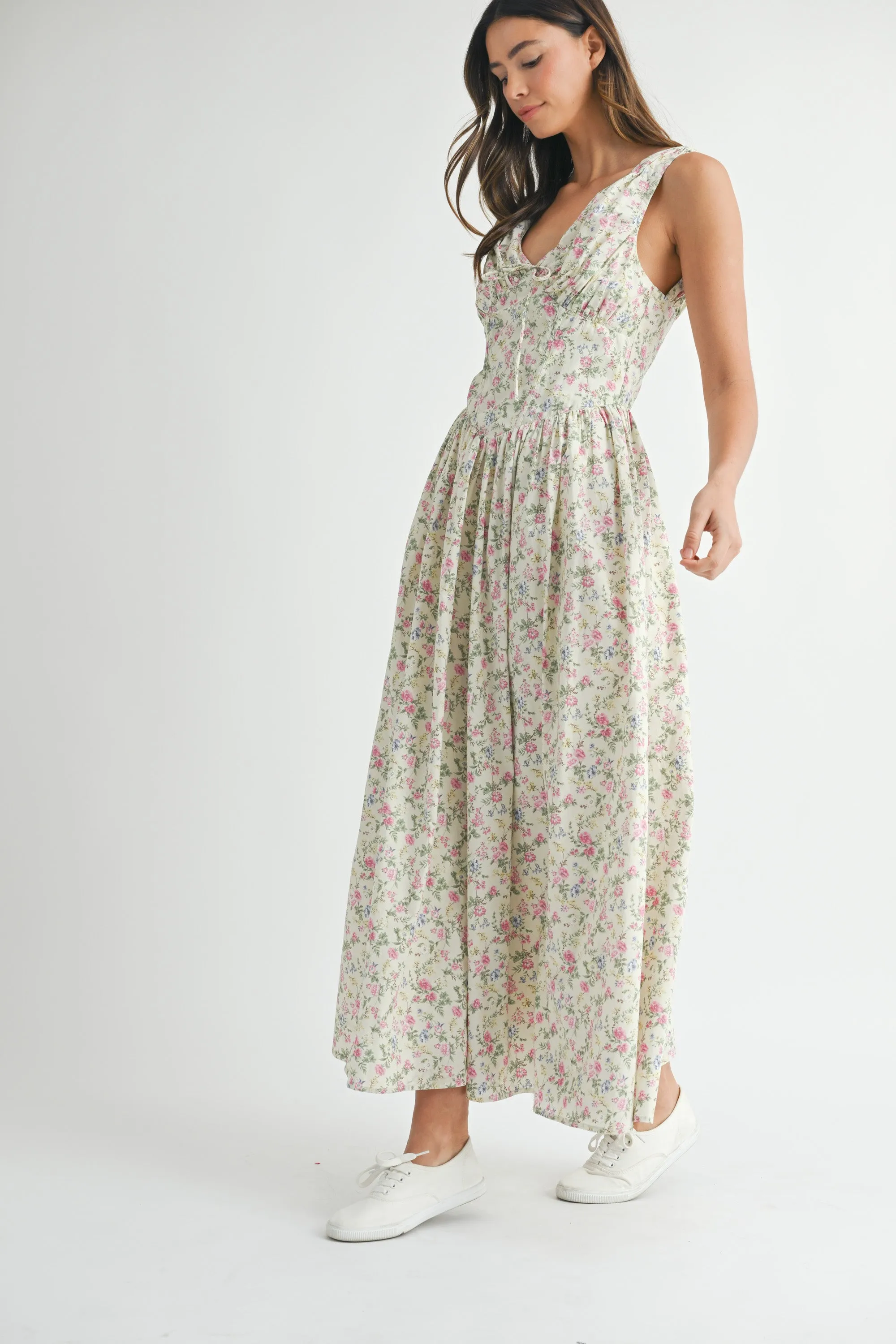 JAZLYN BUSTIER BODY MIDI DRESS sold by MABLE product image thumbnail 2