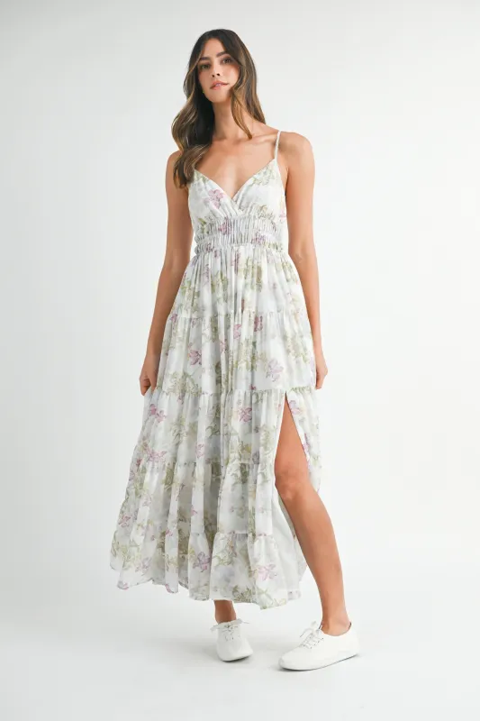 ALLISEN TIERED MAXI CAMI DRESS made by MABLE