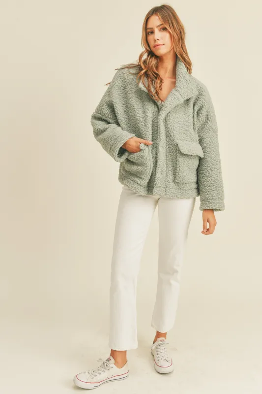 FLEUR FLEECE JACKET made by MABLE