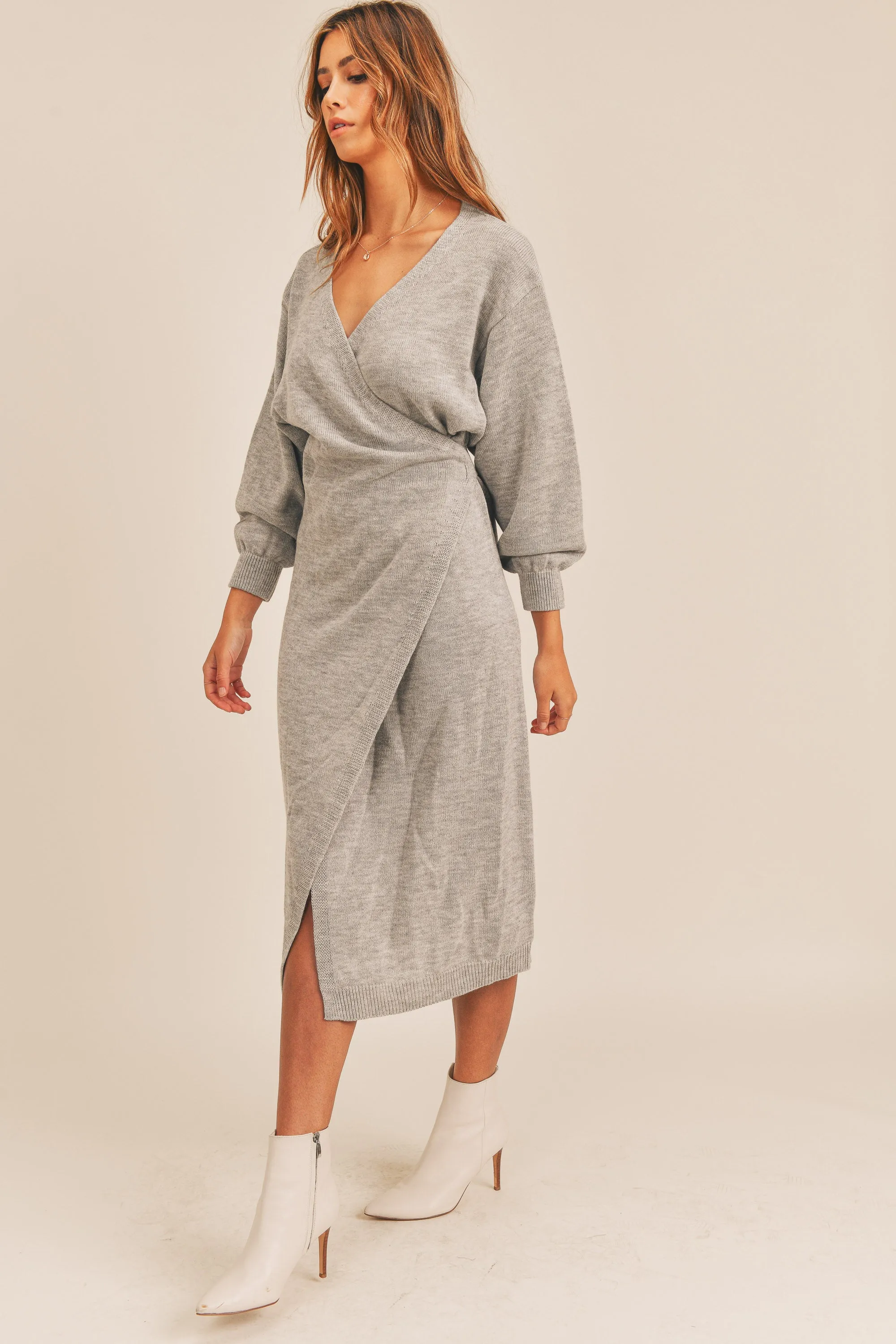 JOVIE KNIT SWEATER MIDI DRESS sold by MABLE product image thumbnail 2