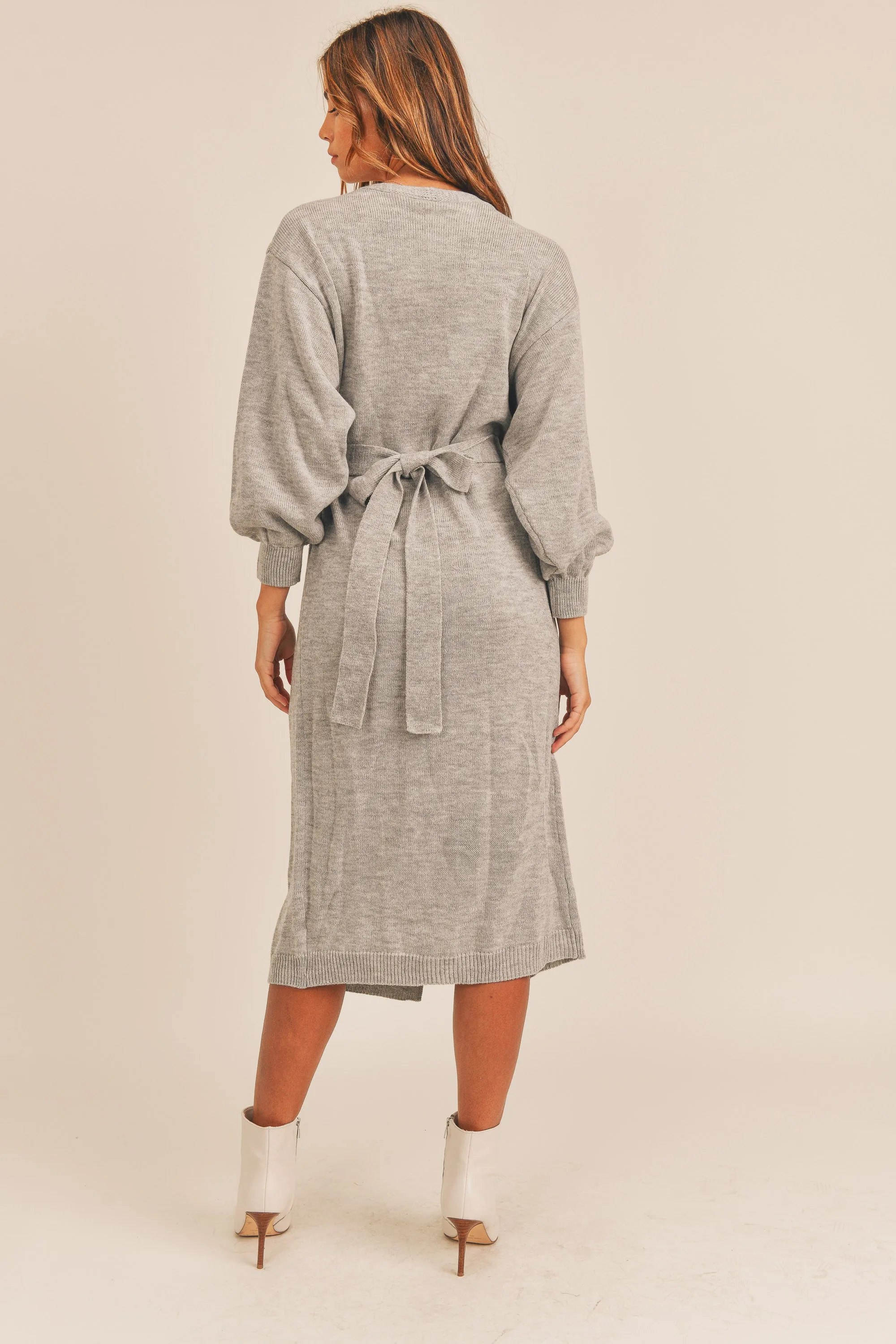 JOVIE KNIT SWEATER MIDI DRESS sold by MABLE product image thumbnail 4