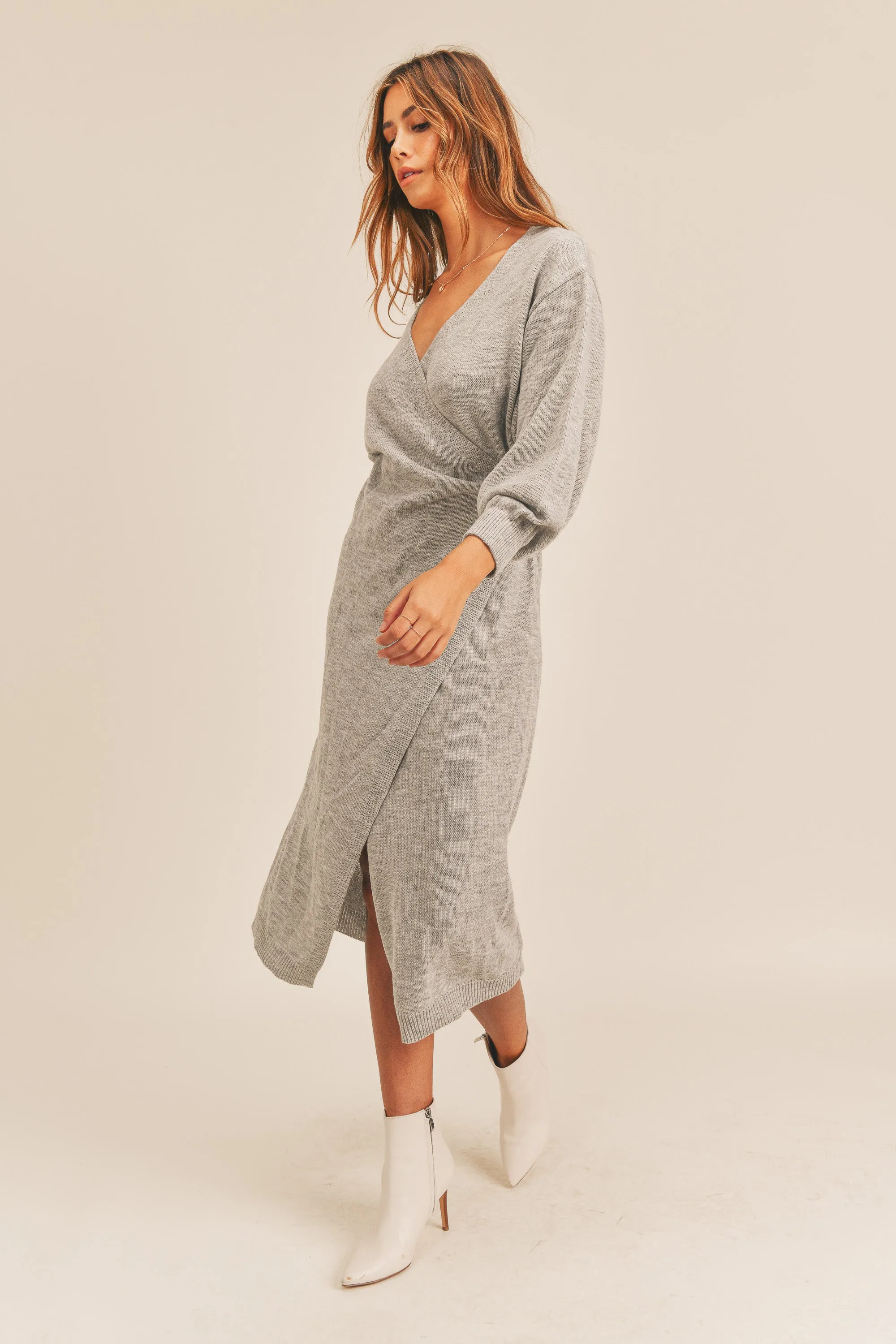 JOVIE KNIT SWEATER MIDI DRESS sold by MABLE product image thumbnail 3