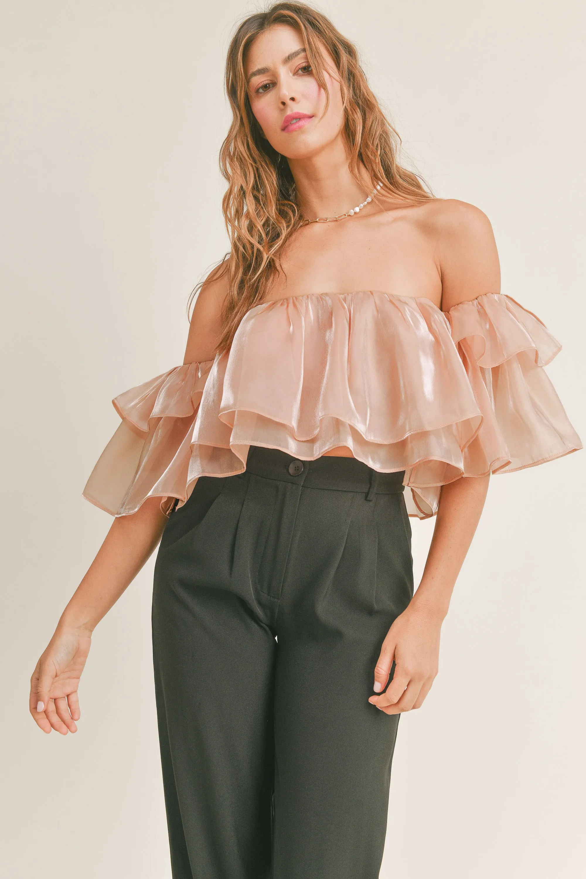 EMERIE OFF SHOULDER TOP sold by MABLE