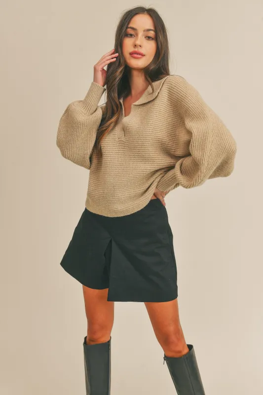 ALAINA SPLIT FRONT SKORT made by MABLE