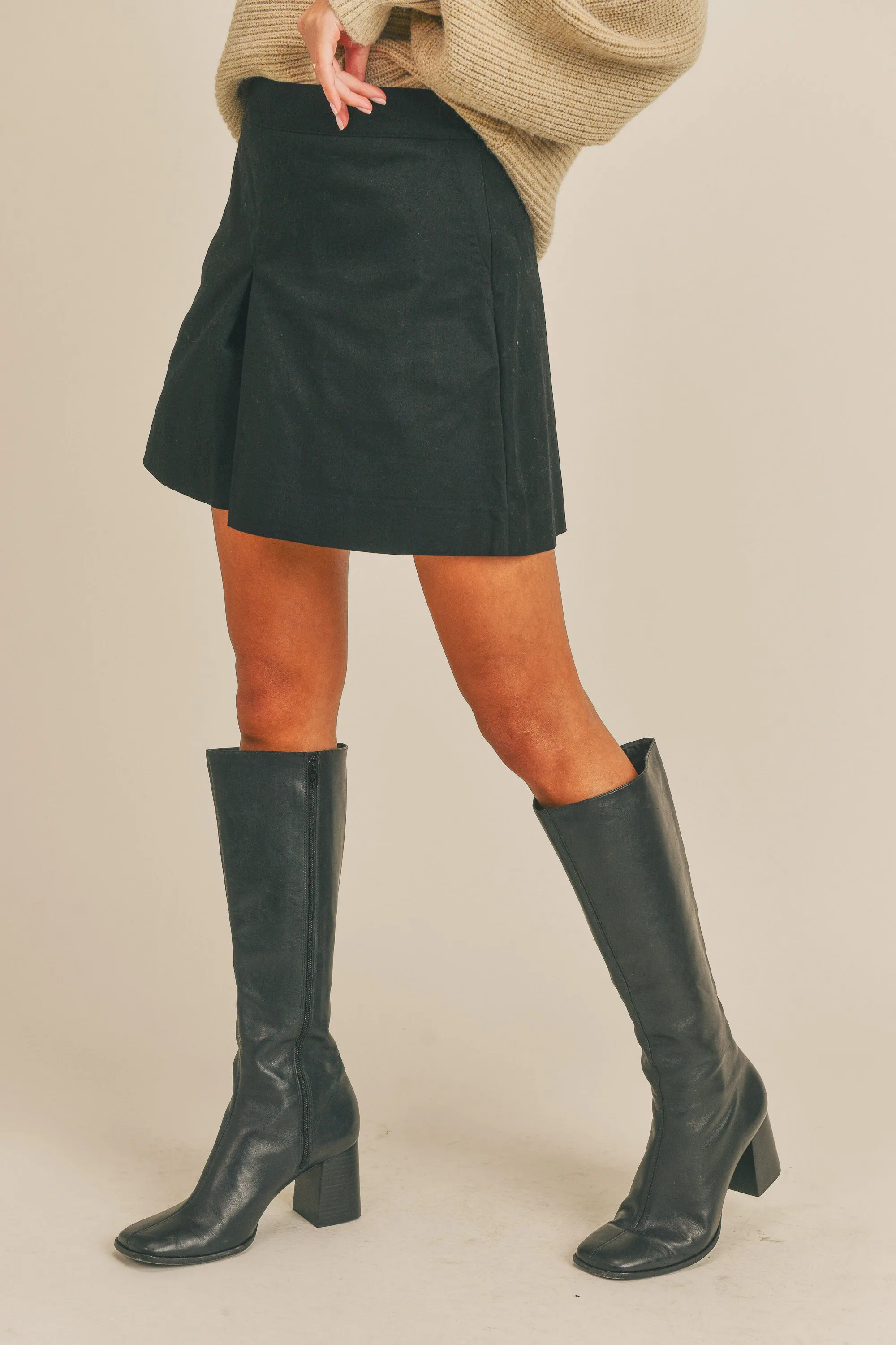 ALAINA SPLIT FRONT SKORT sold by MABLE product image thumbnail 3