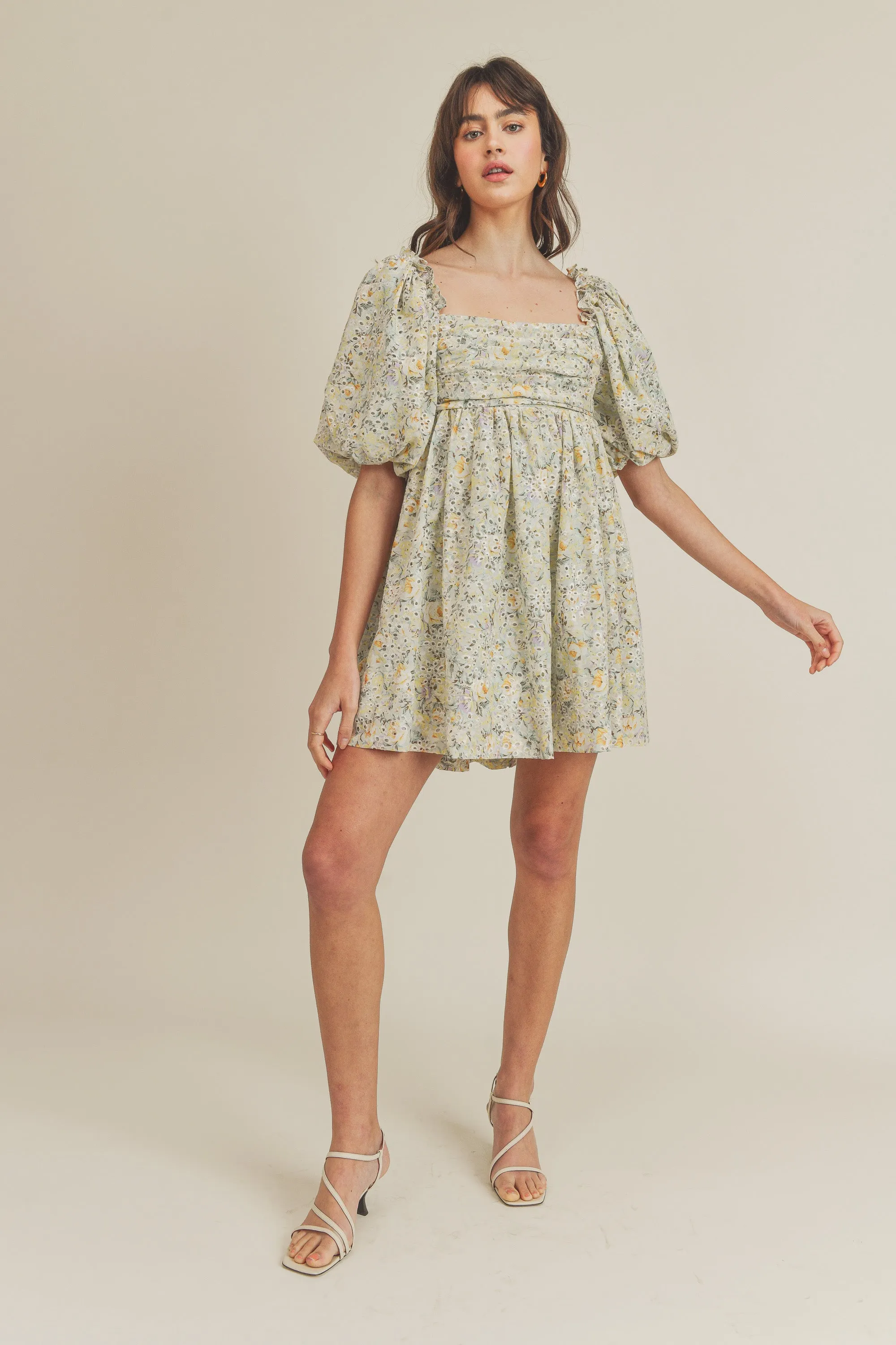 MELINA PUFF SLEEVE DRESS sold by MABLE product image thumbnail 4