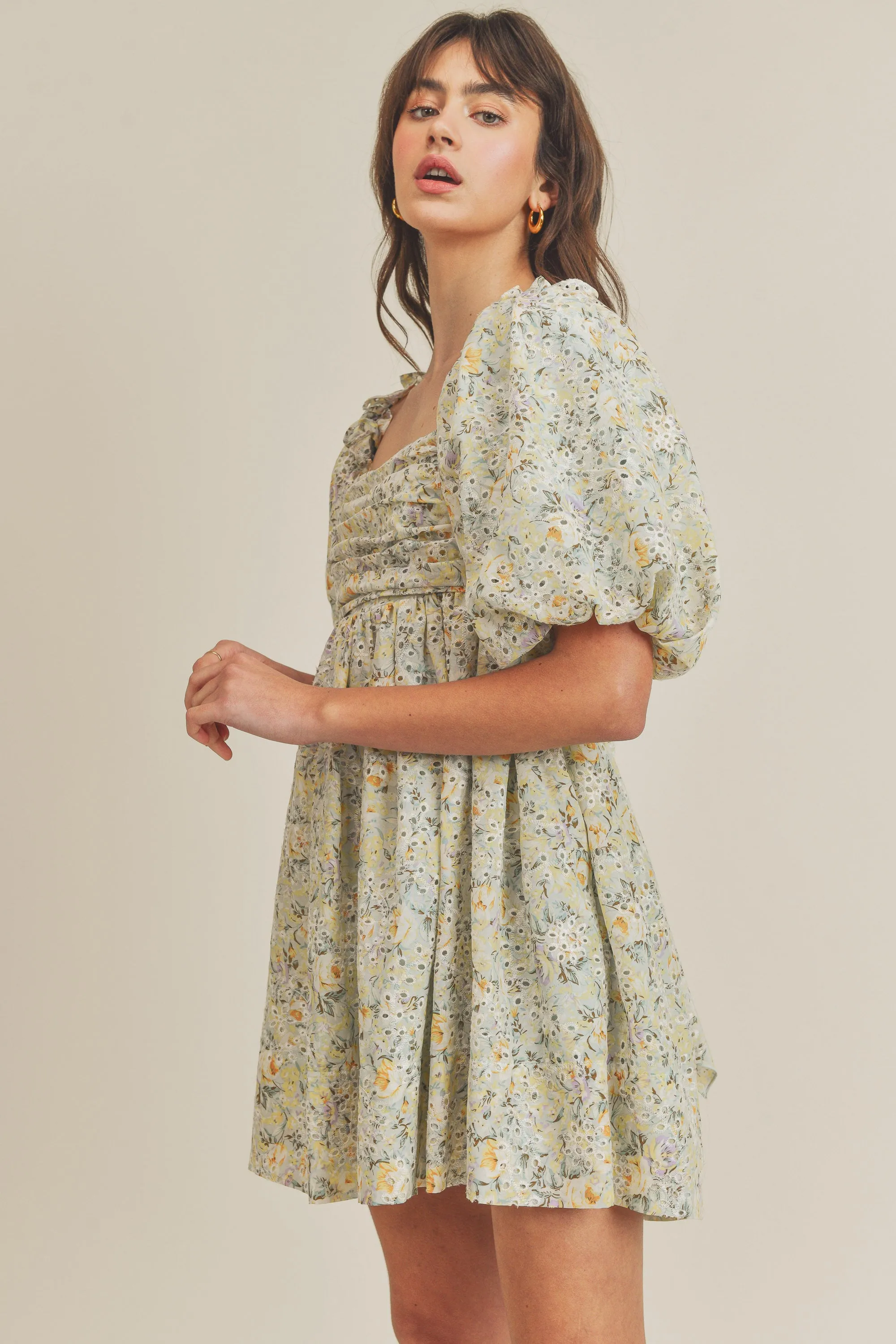 MELINA PUFF SLEEVE DRESS sold by MABLE product image thumbnail 2