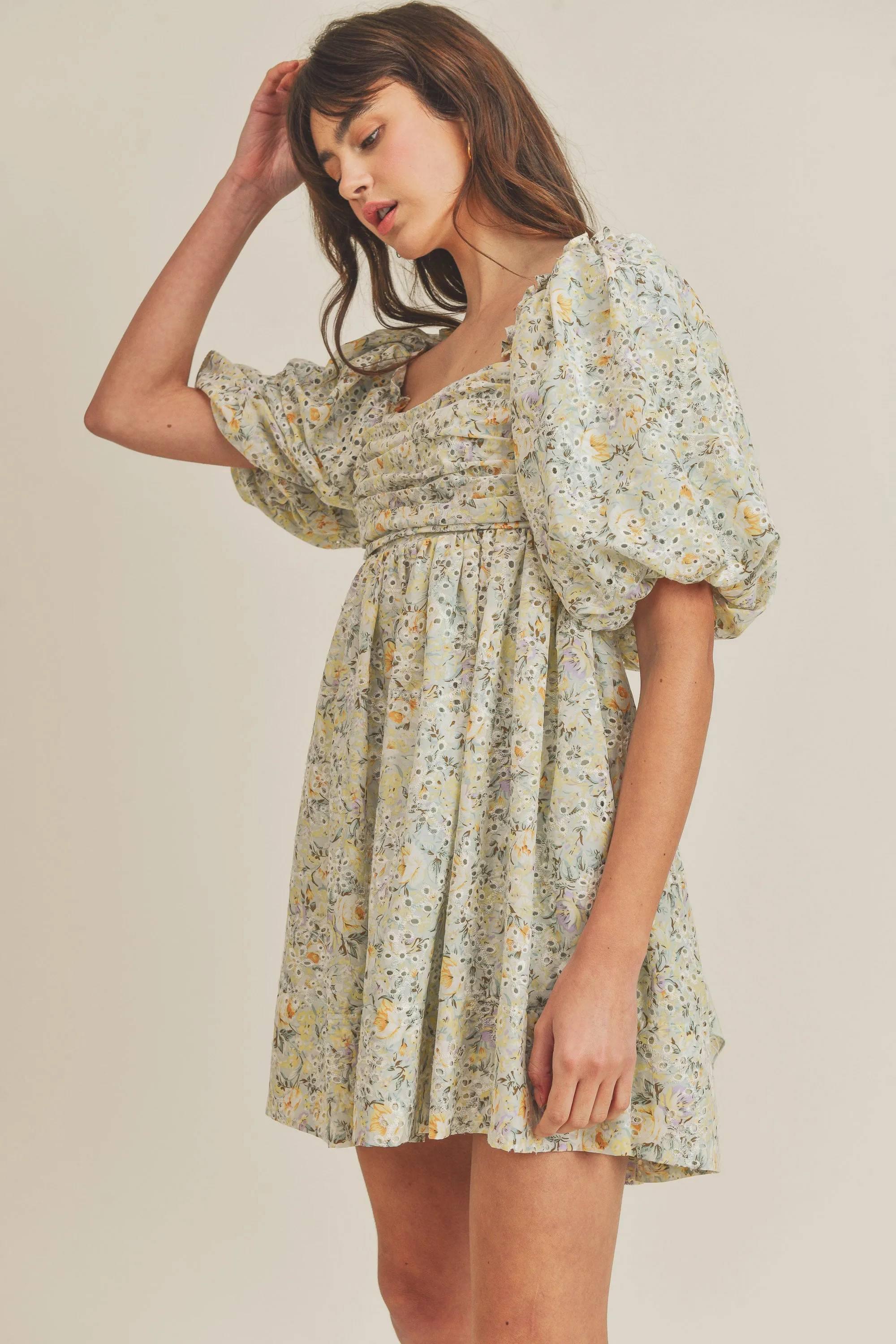 MELINA PUFF SLEEVE DRESS sold by MABLE product image thumbnail 5