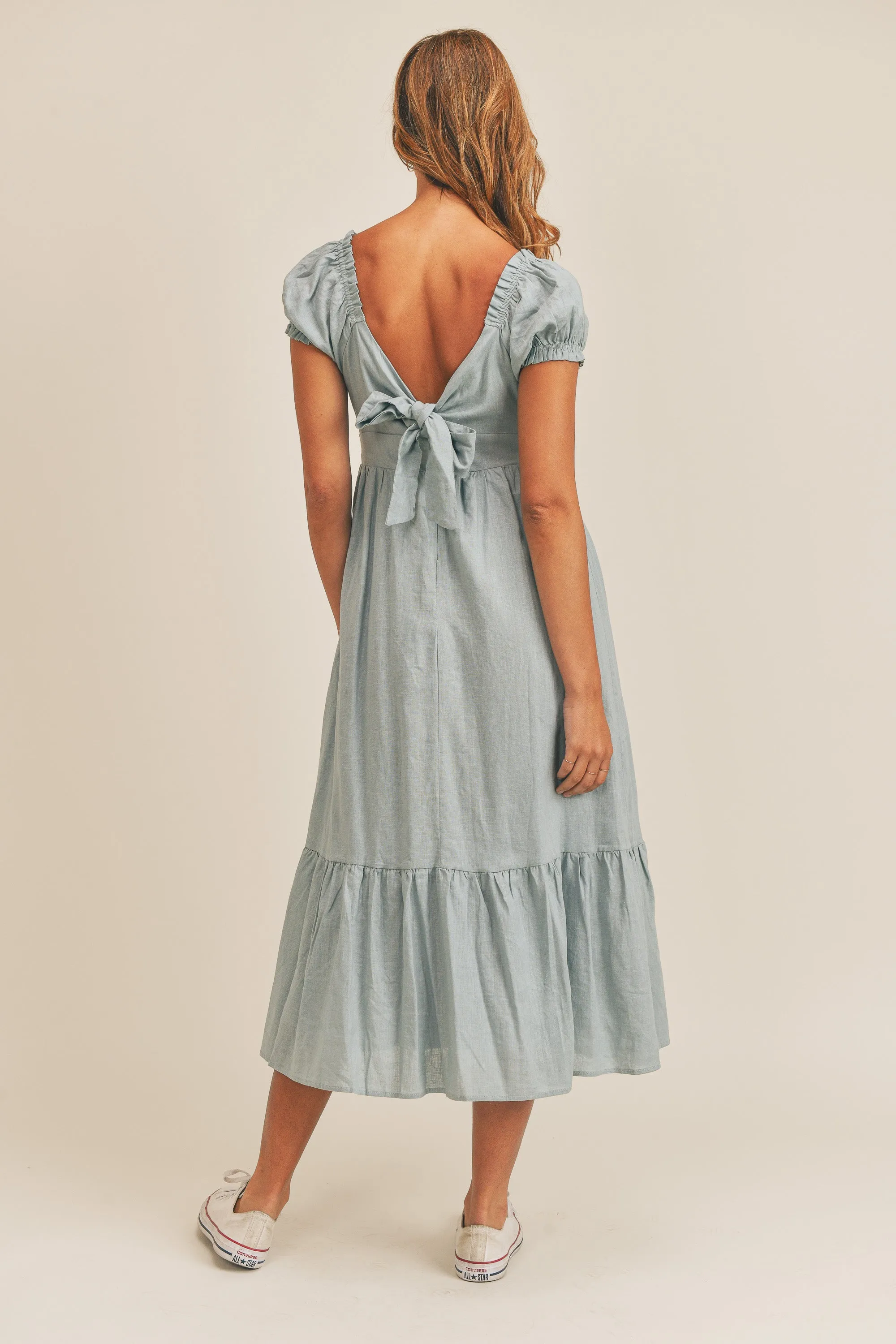 MALLORY PUFF SLEEVE DRESS sold by MABLE product image thumbnail 5